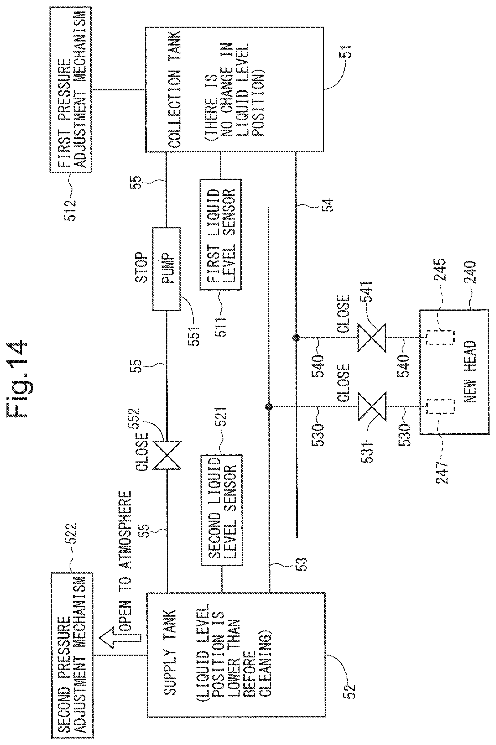 Patent US12319071 Figure 14 – Head replacement method, inkjet printing apparatus, and non-transitory computer-readable recording medium recording head replacement support program