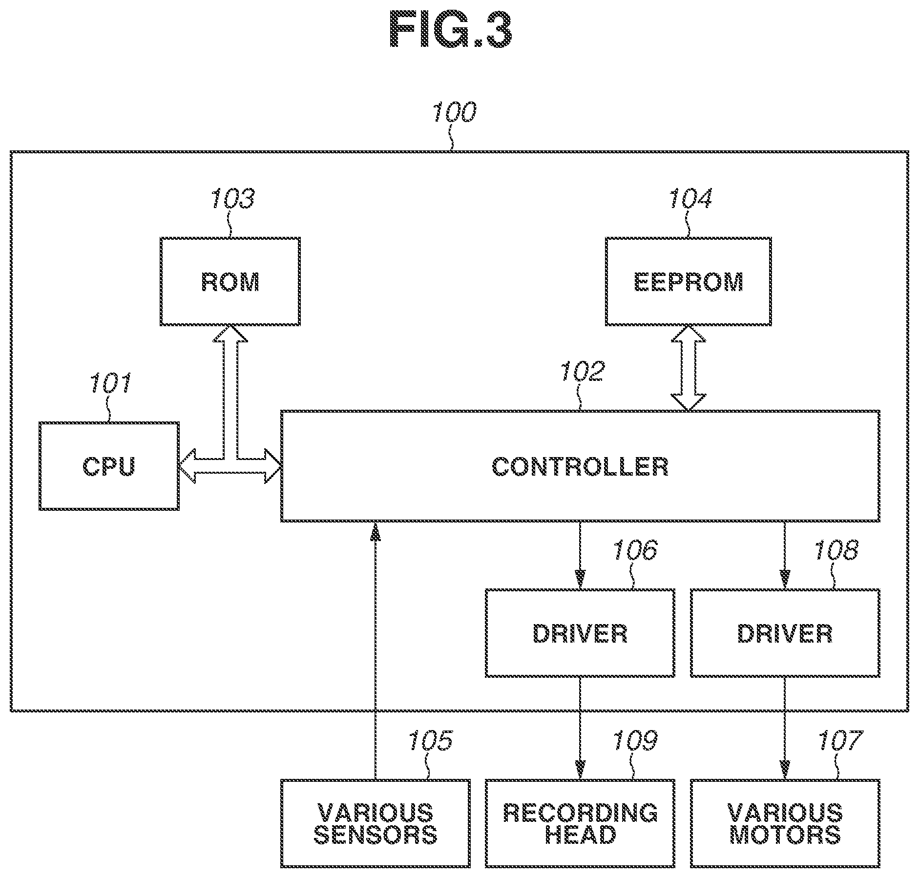 Patent US12319072 Figure 3 – Recording apparatus