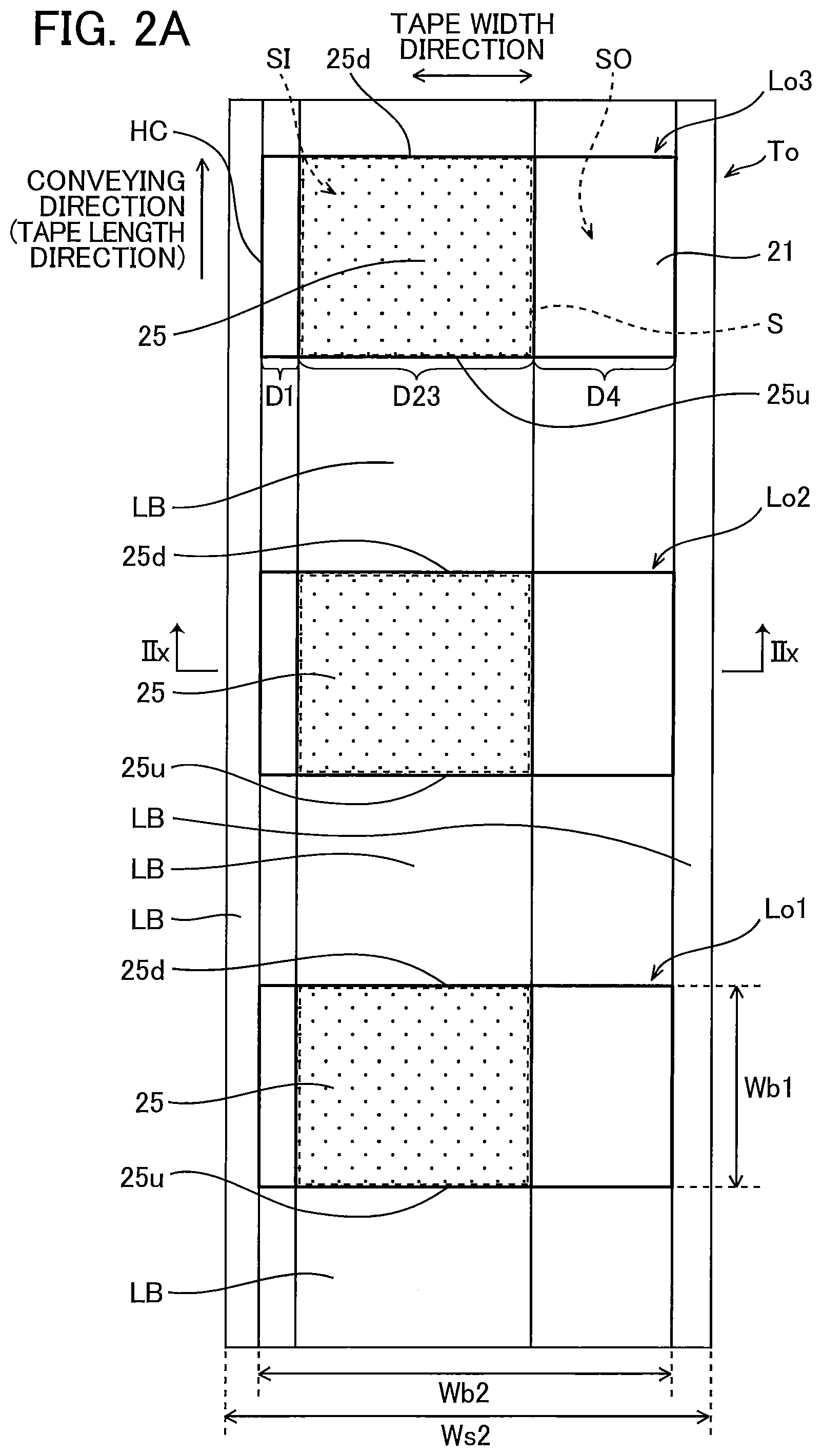 Patent US12319076 Figure 2 – Medium used with printer and including label and mark provided on release material