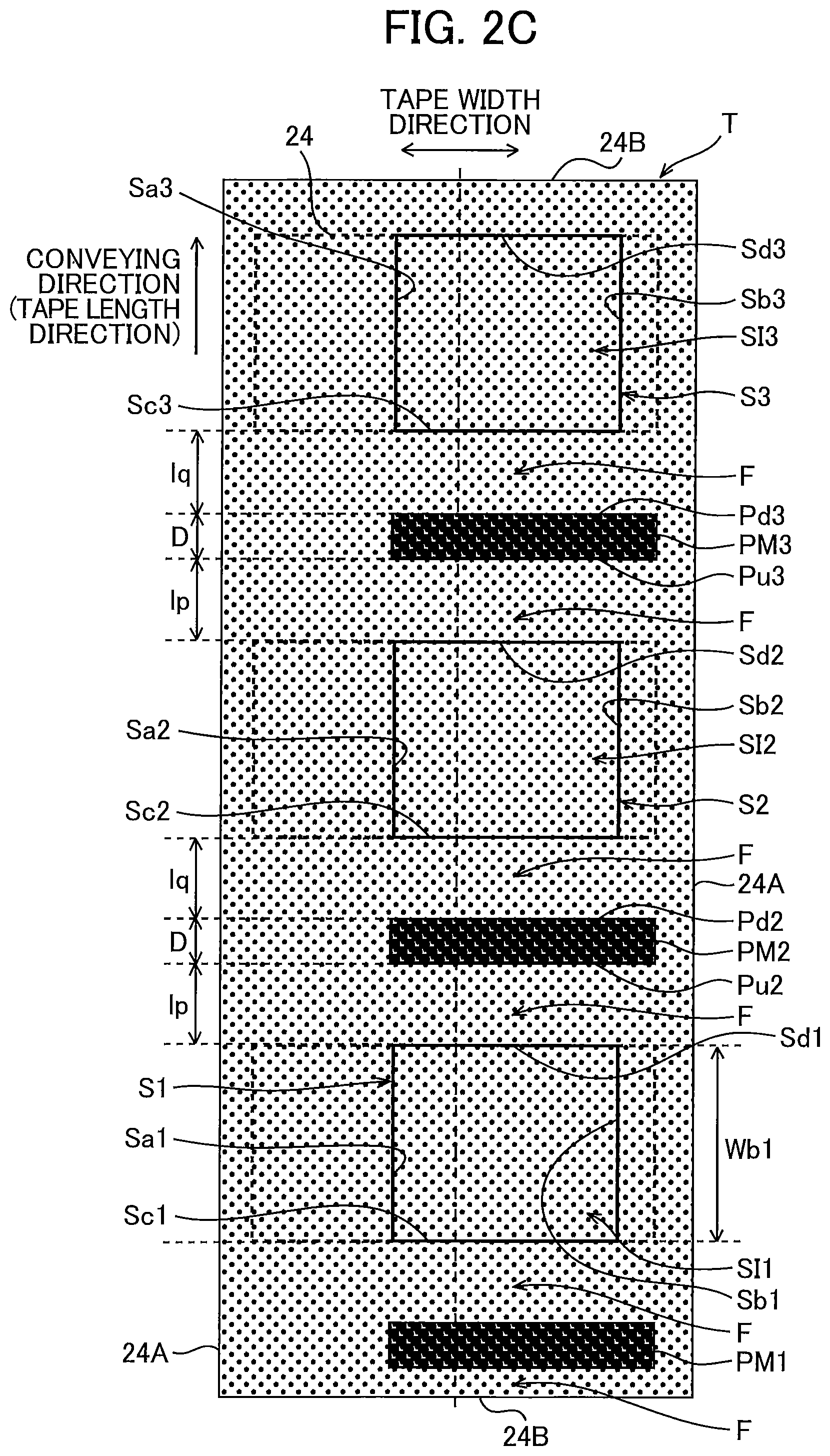 Patent US12319076 Figure 4 – Medium used with printer and including label and mark provided on release material