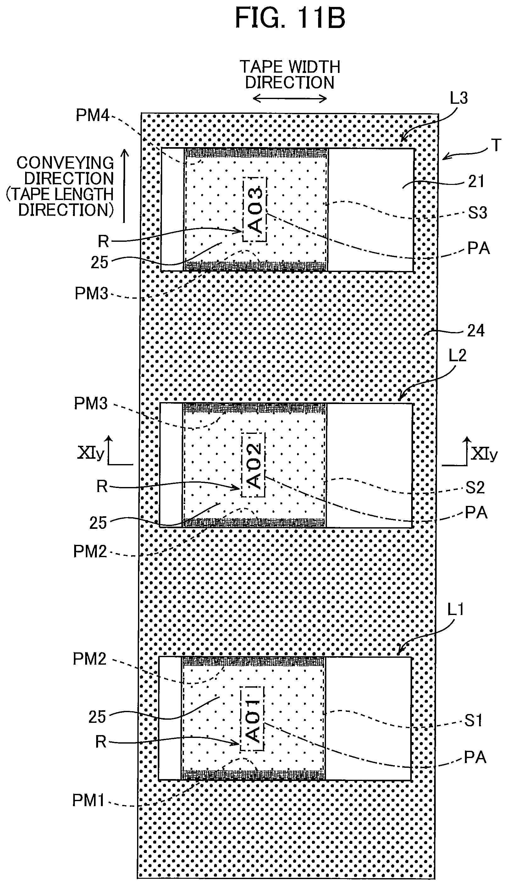 Patent US12319076 Figure 17 – Medium used with printer and including label and mark provided on release material