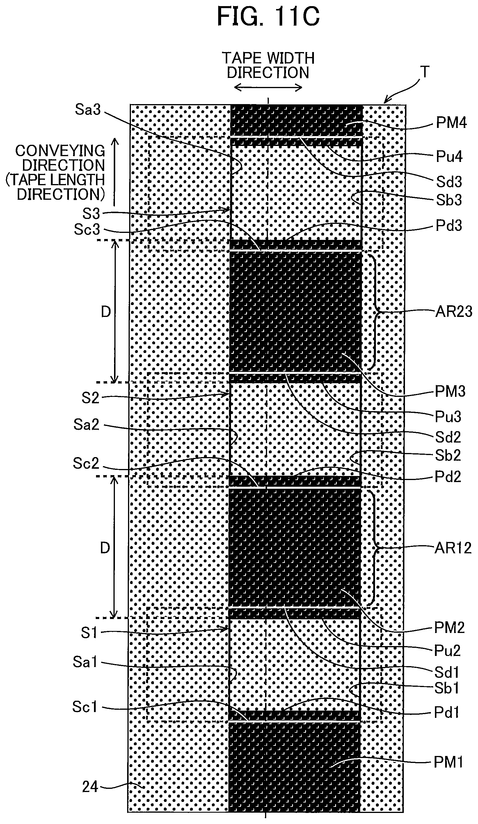 Patent US12319076 Figure 18 – Medium used with printer and including label and mark provided on release material