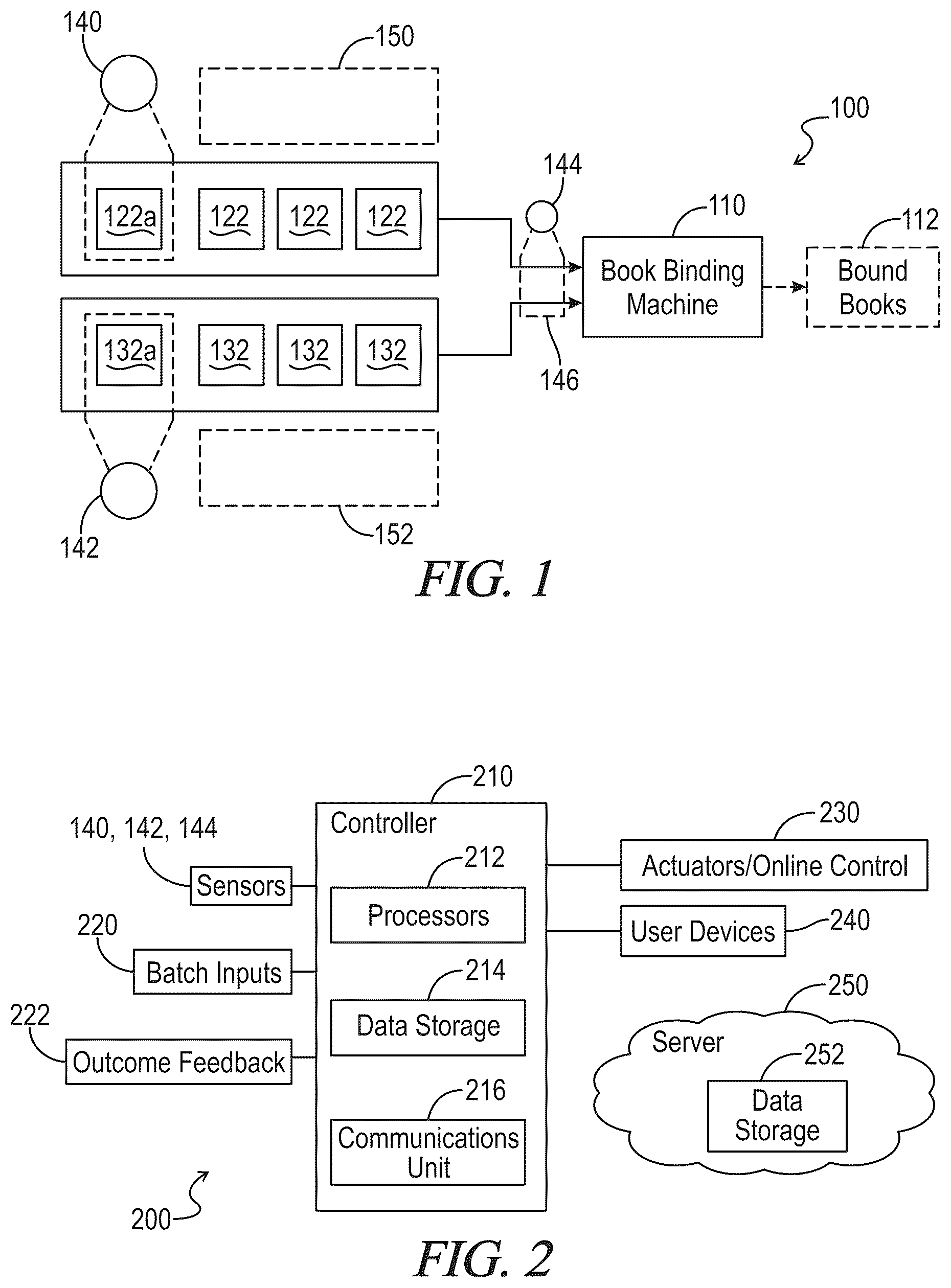 Patent US12319079 Figure 1 – Dynamic mismatch correction system and method for book binding machines