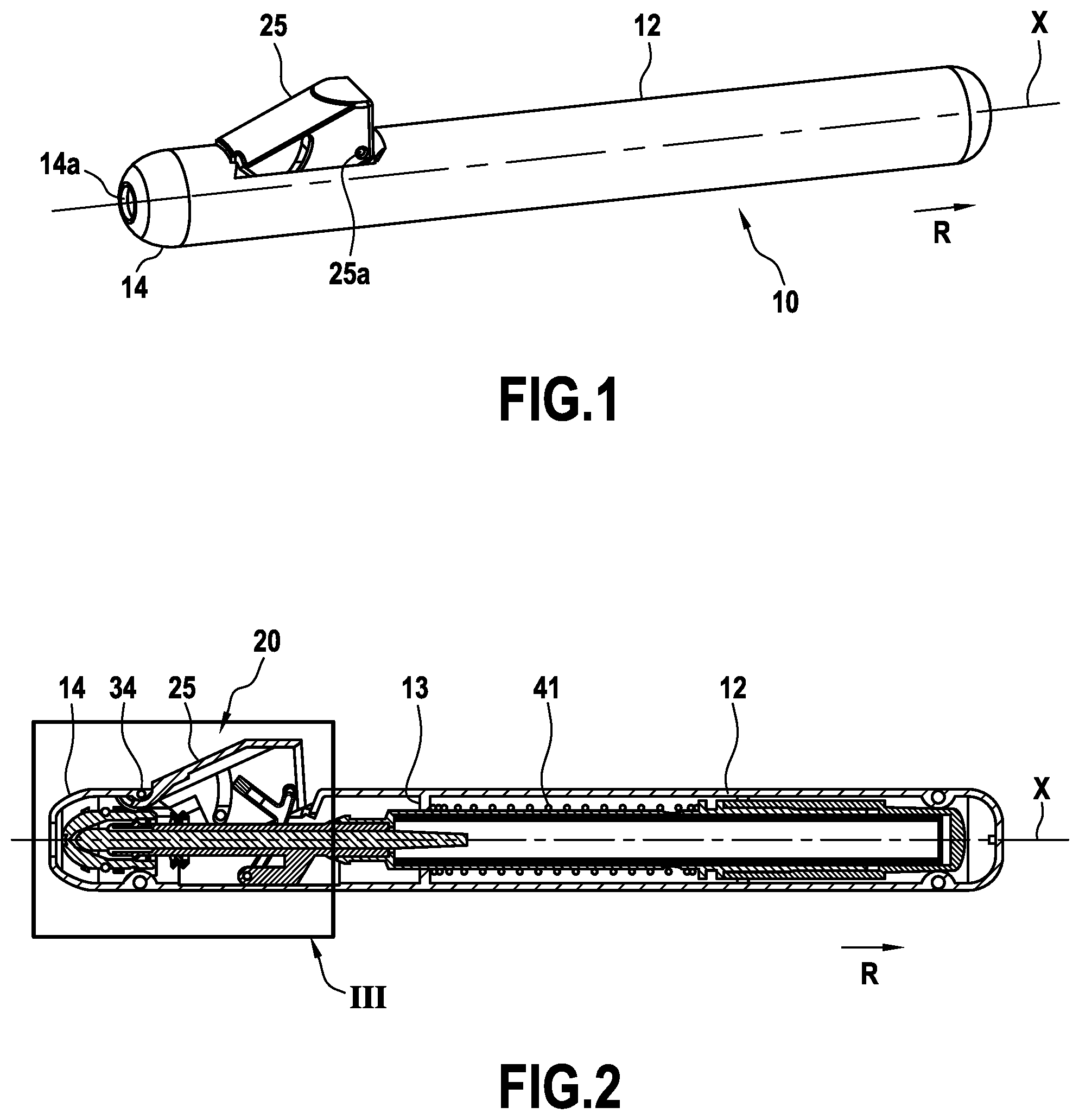 Patent US12319083 Figure 1 – Writing instruments