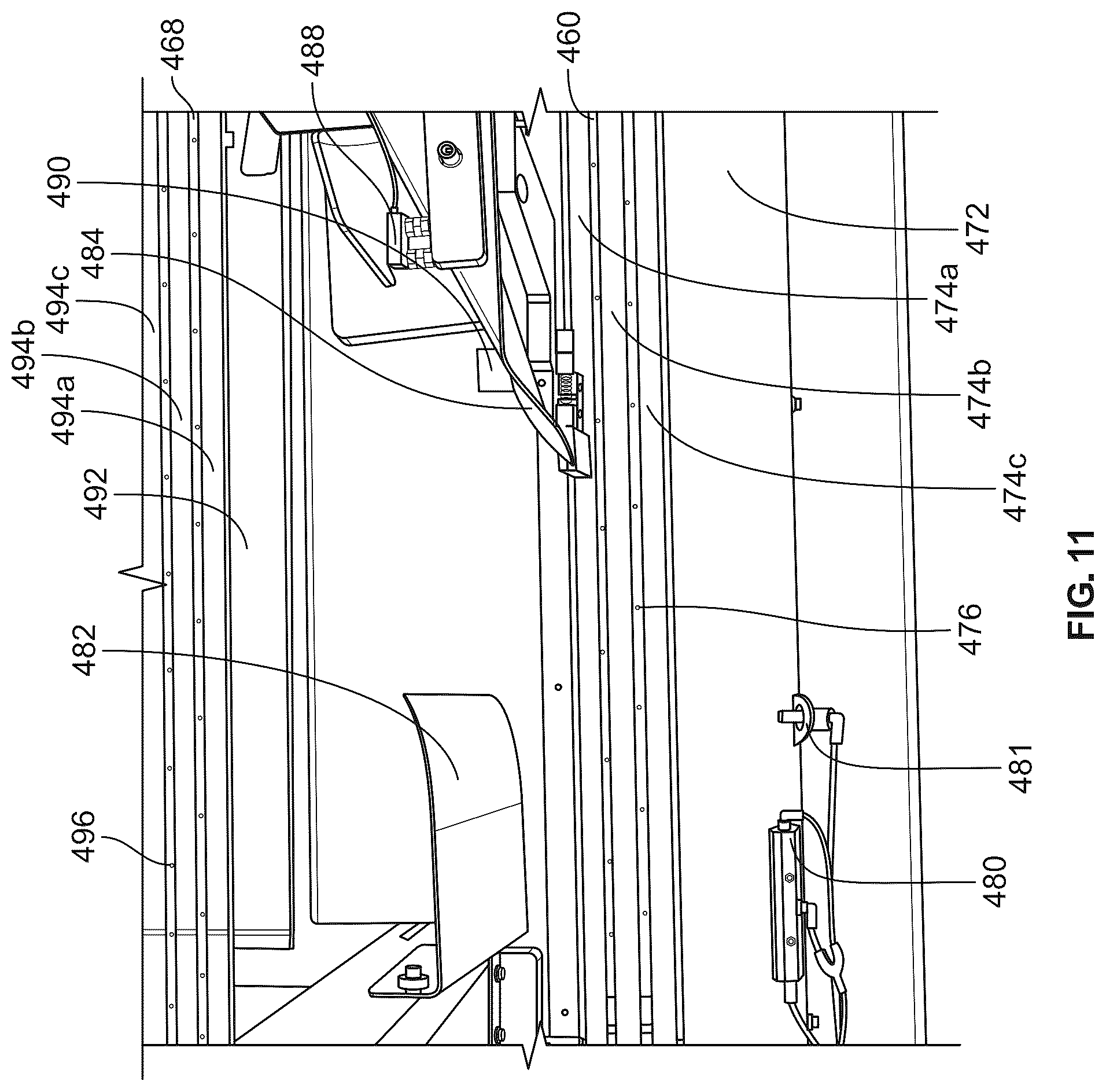 Patent US12319084 Figure 13 – Automated greeting card conveyance system