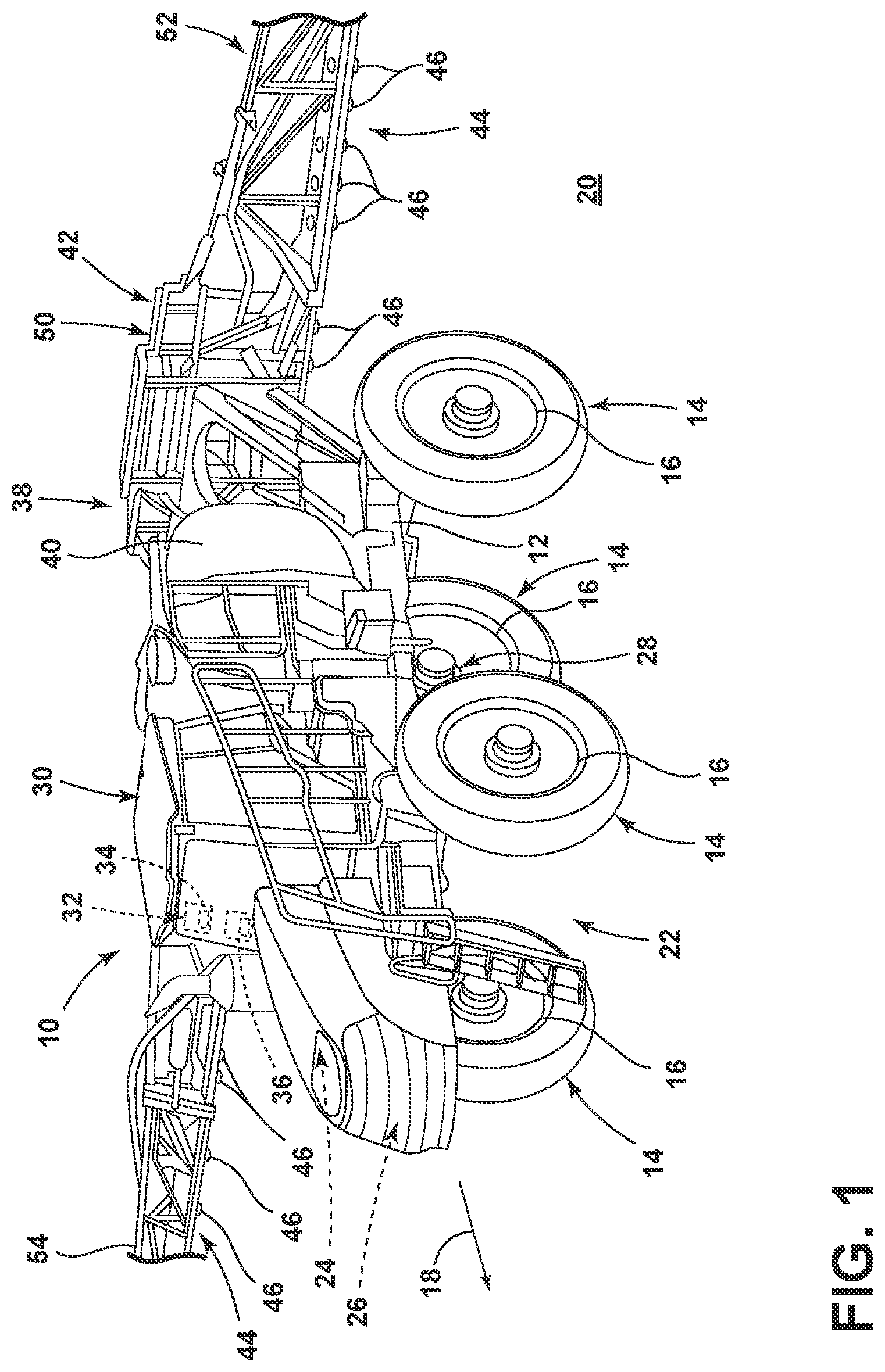 Patent US12319089 — System and method for an agricultural applicator — Figure 1