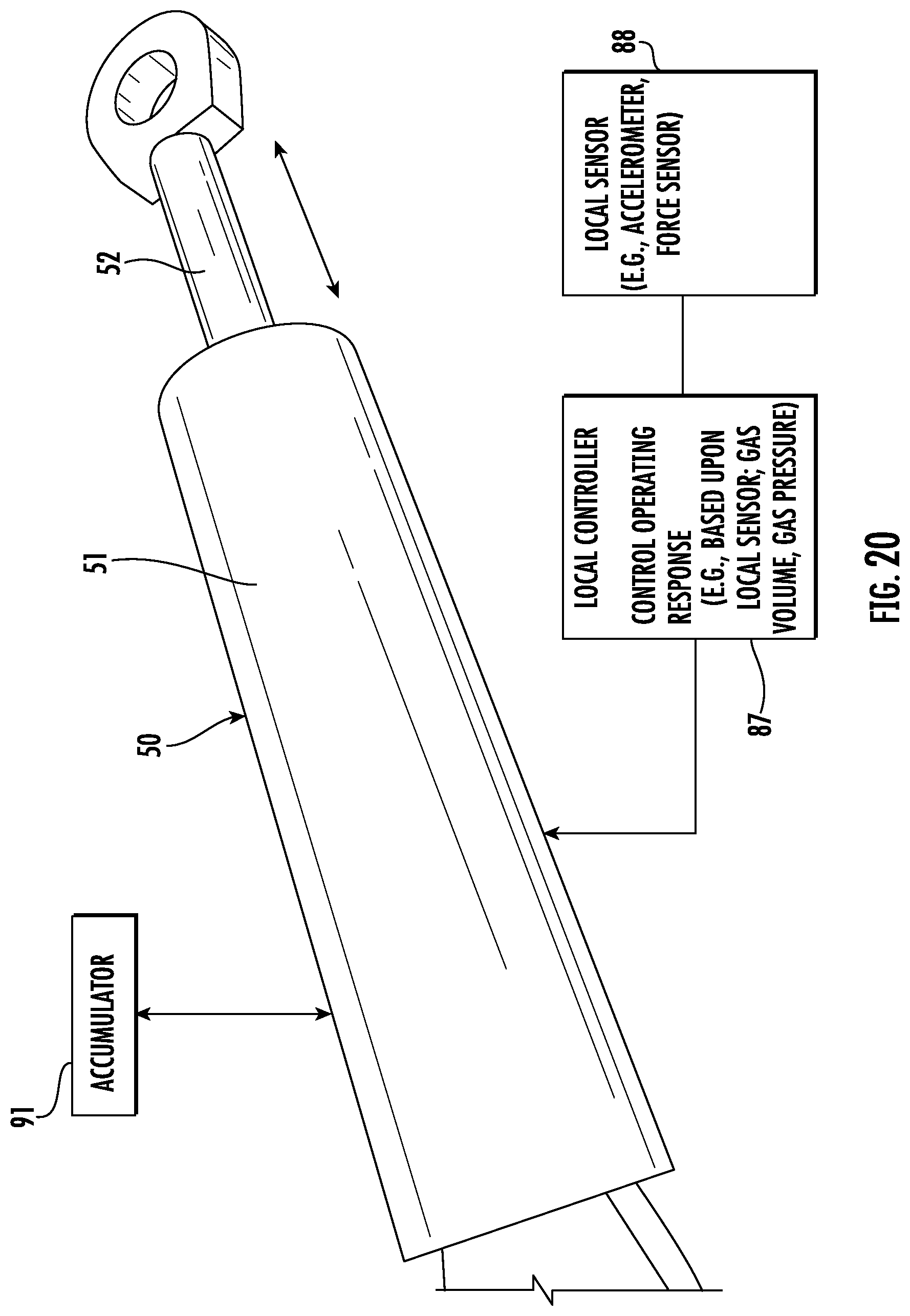 Patent US12319090 Figure 19 – Mine material processing apparatus including gas spring wheel assemblies and related methods