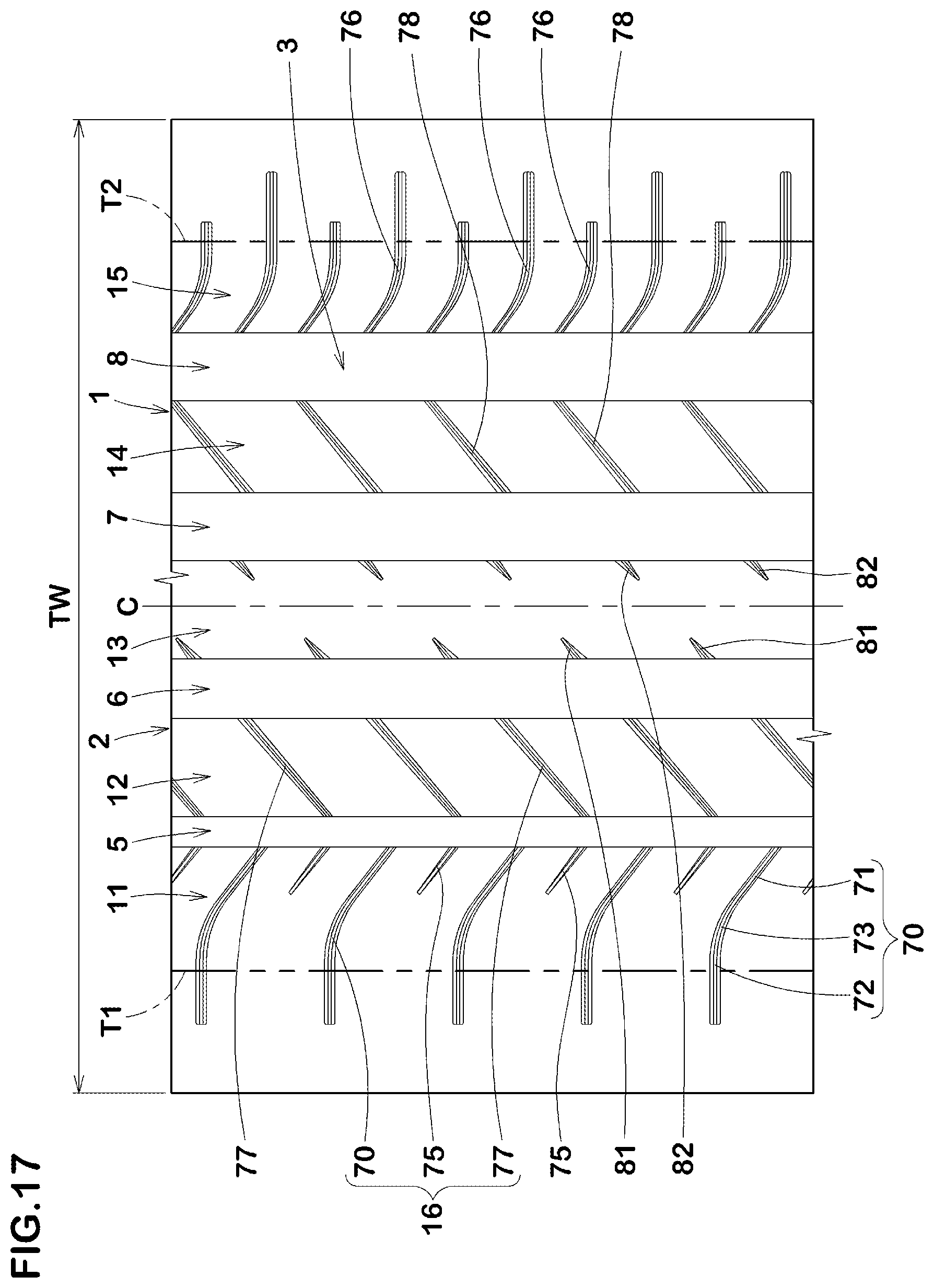 Patent US12319094 Figure 14 – Tire