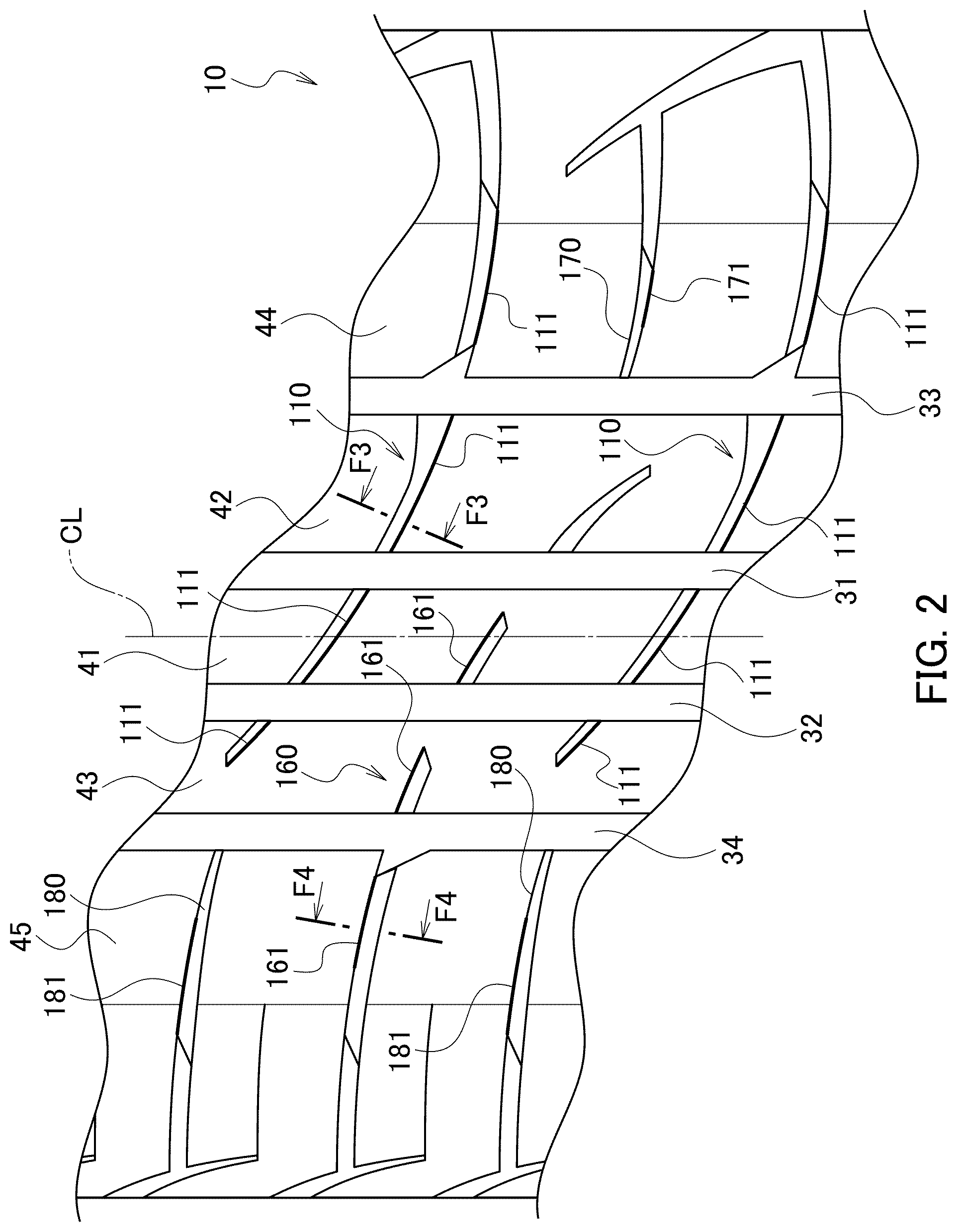 Patent US12319095 Figure 2 – Tire