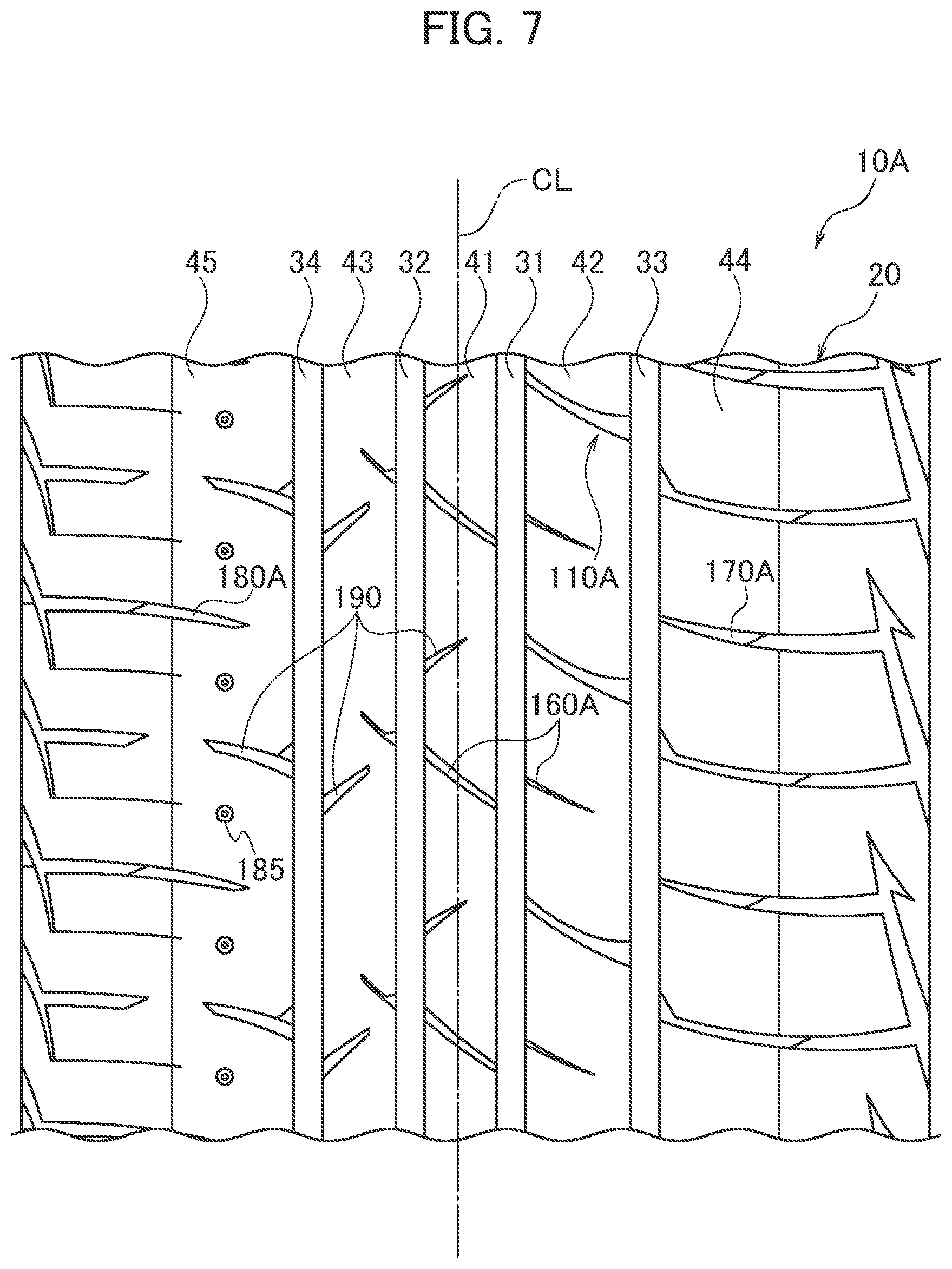 Patent US12319095 Figure 5 – Tire
