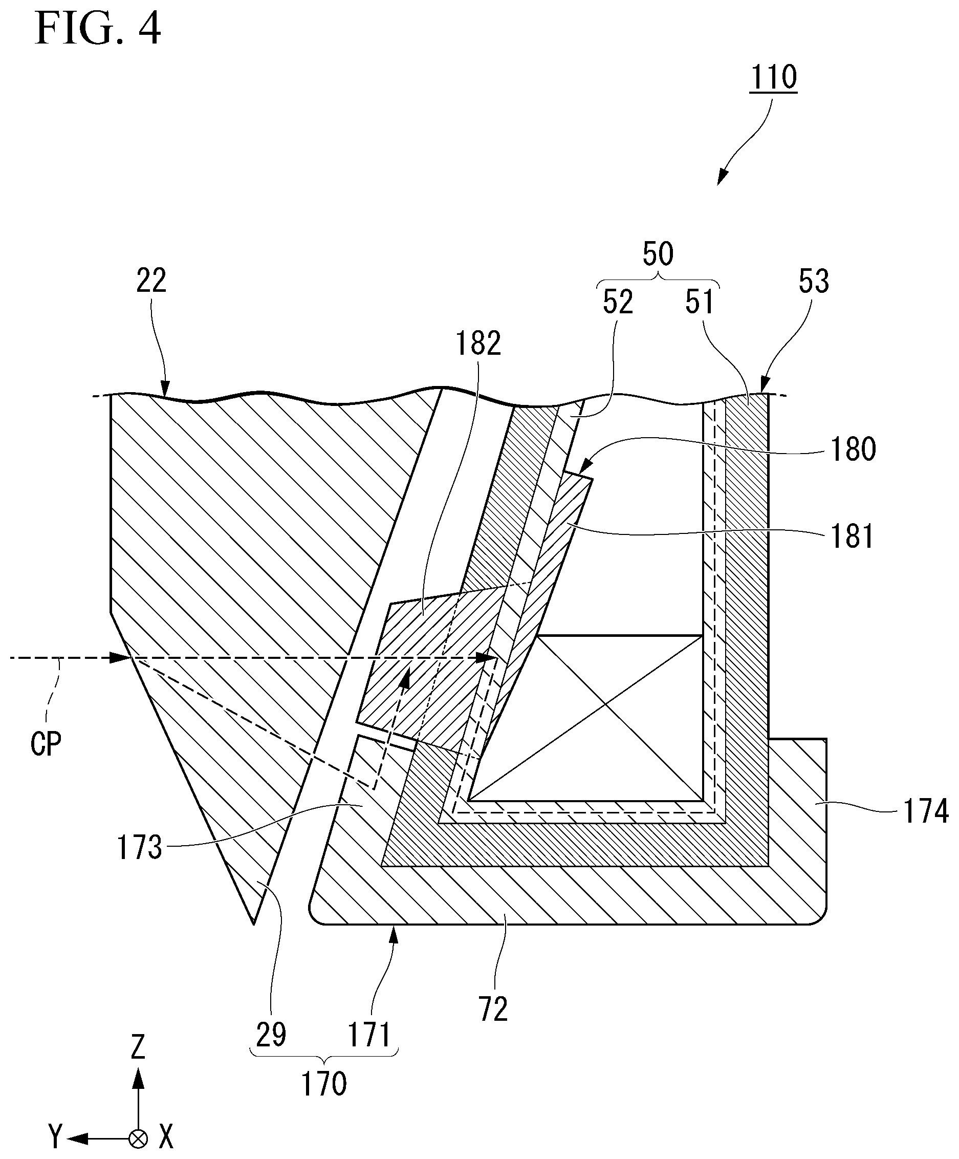Patent US12319098 Figure 4 – Tire