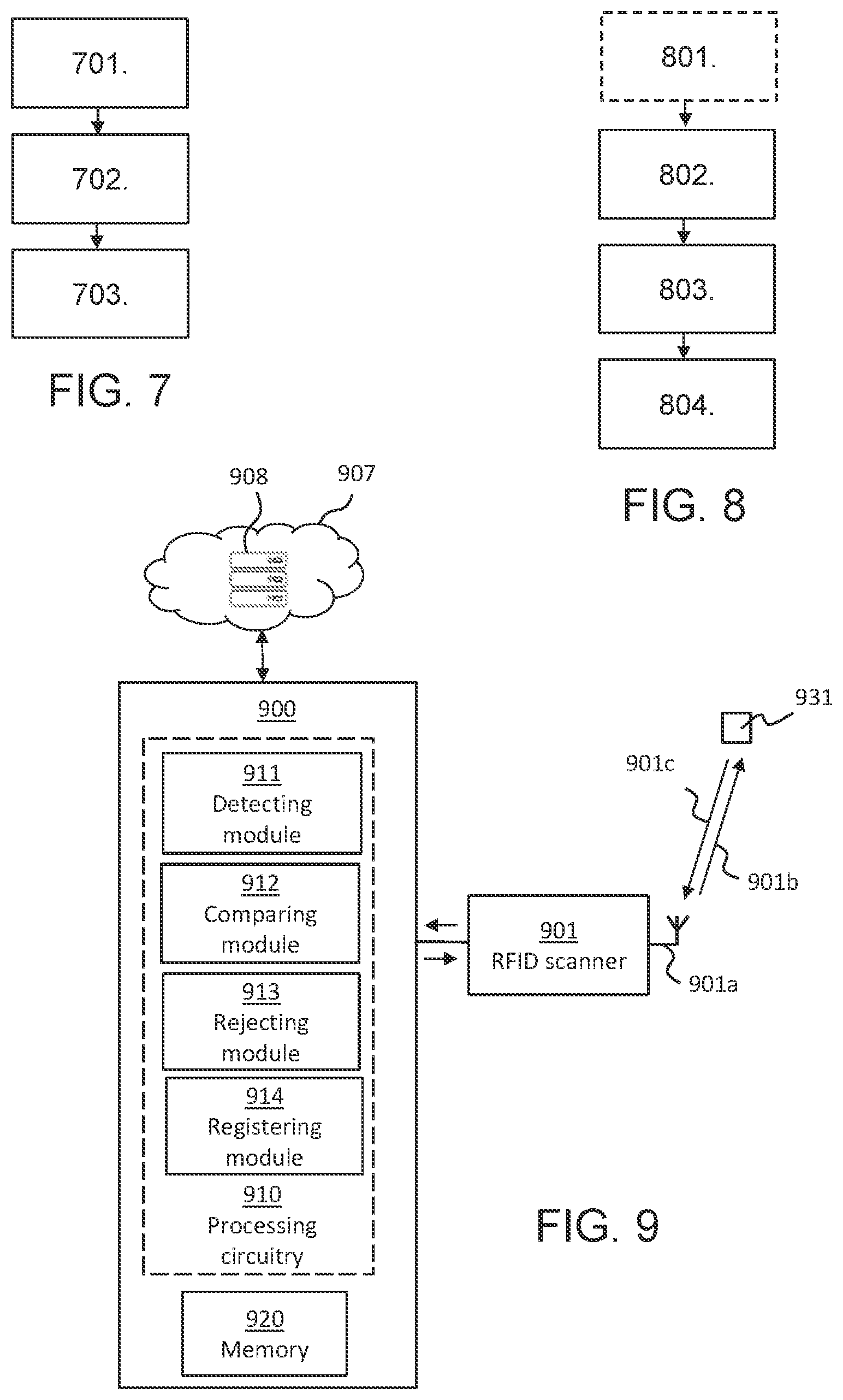 Patent US12319099 Figure 5 – Tire fitting system and a method therein for sensor discrimination