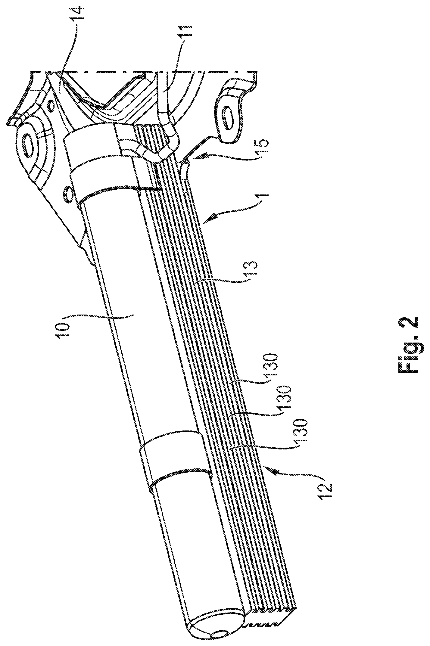 Patent US12319111 Figure 2 – Hydraulic system of an active chassis of a motor vehicle