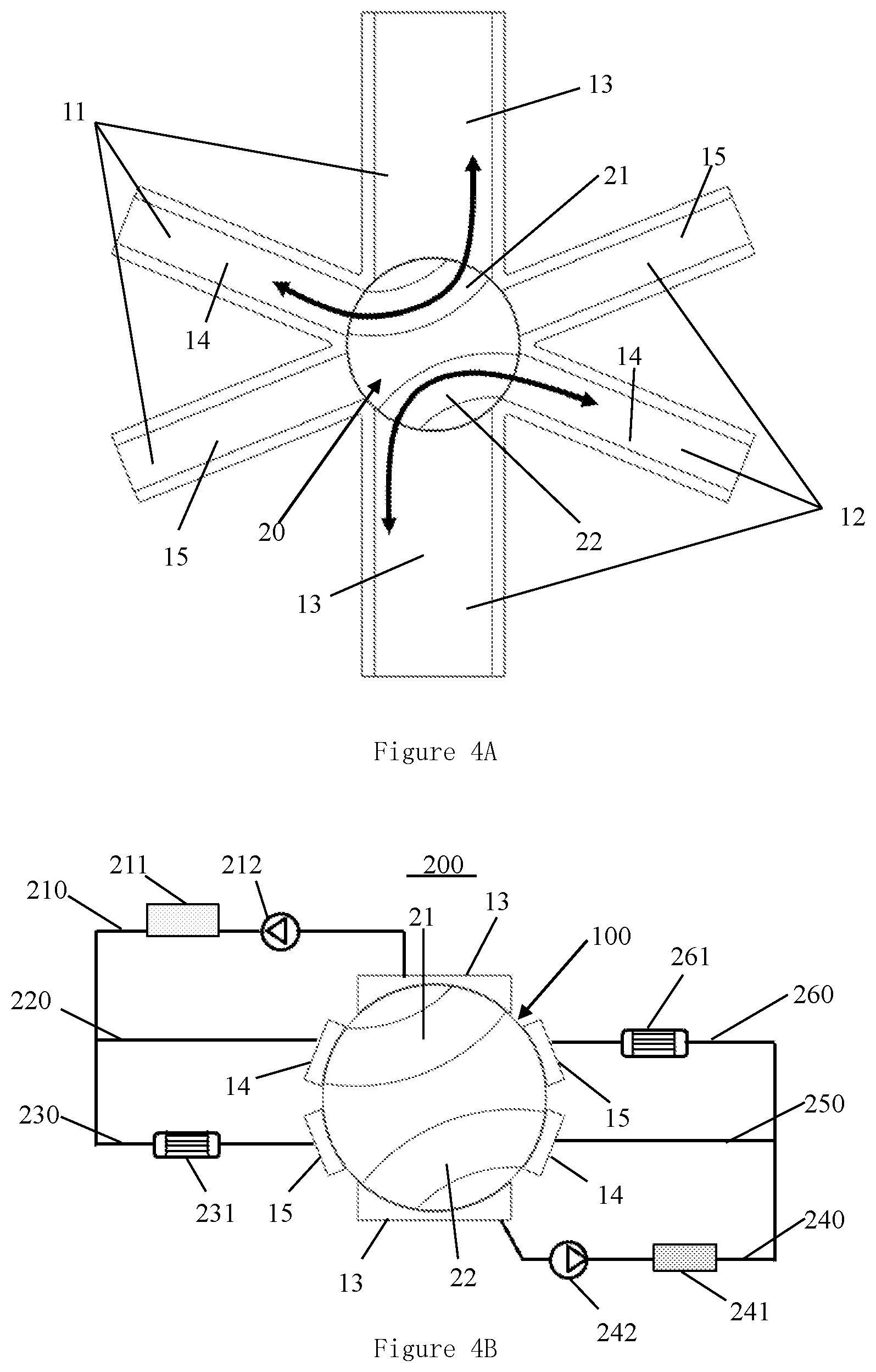 Patent US12319116 Figure 3 – Multi-ports valve and thermal management system having same