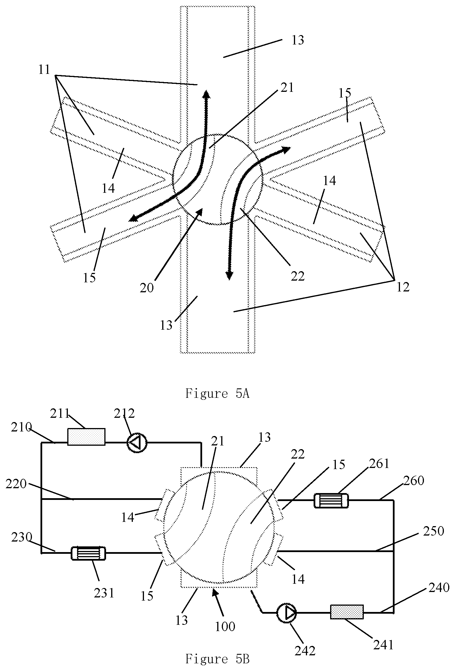 Patent US12319116 Figure 4 – Multi-ports valve and thermal management system having same