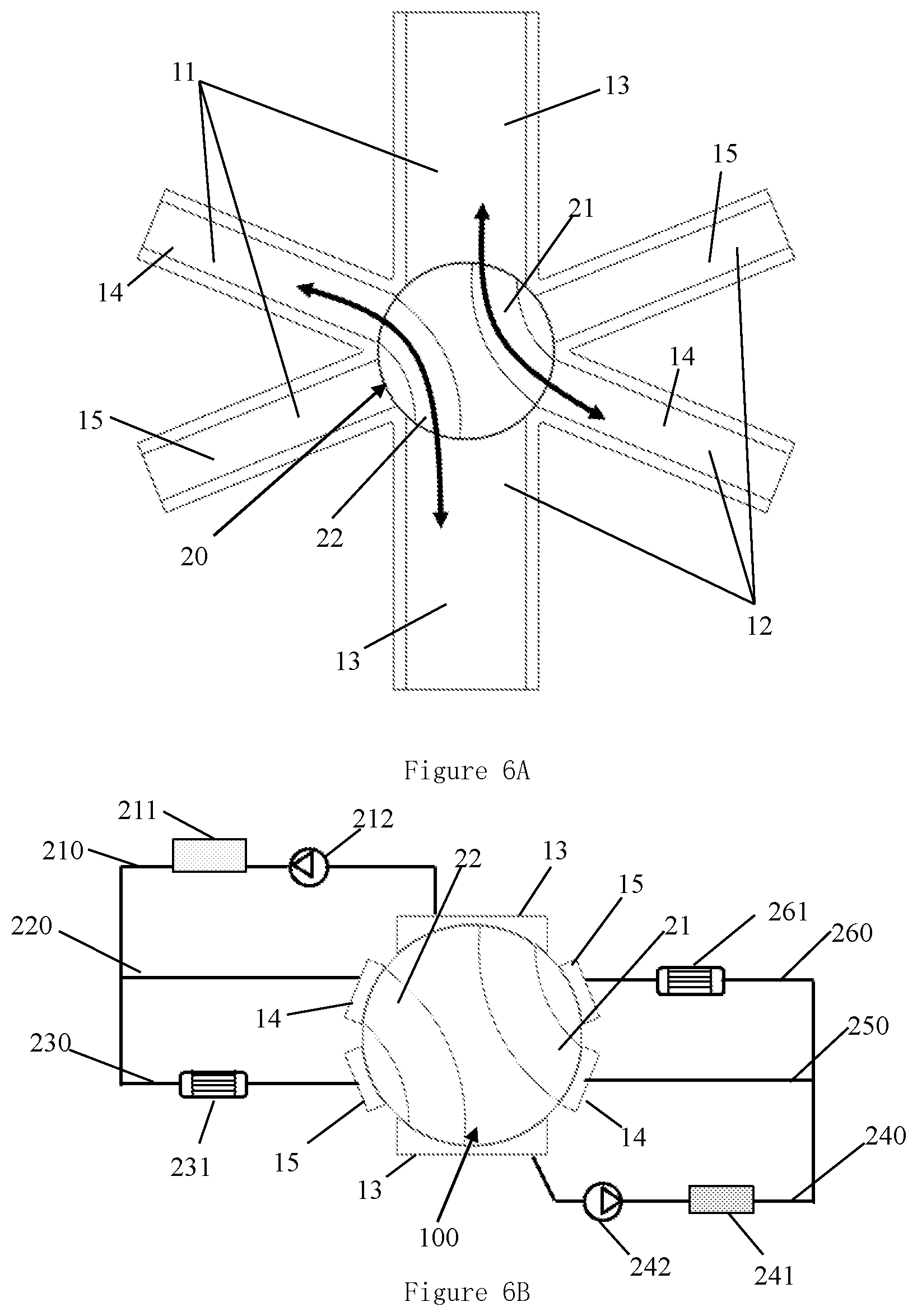 Patent US12319116 Figure 5 – Multi-ports valve and thermal management system having same