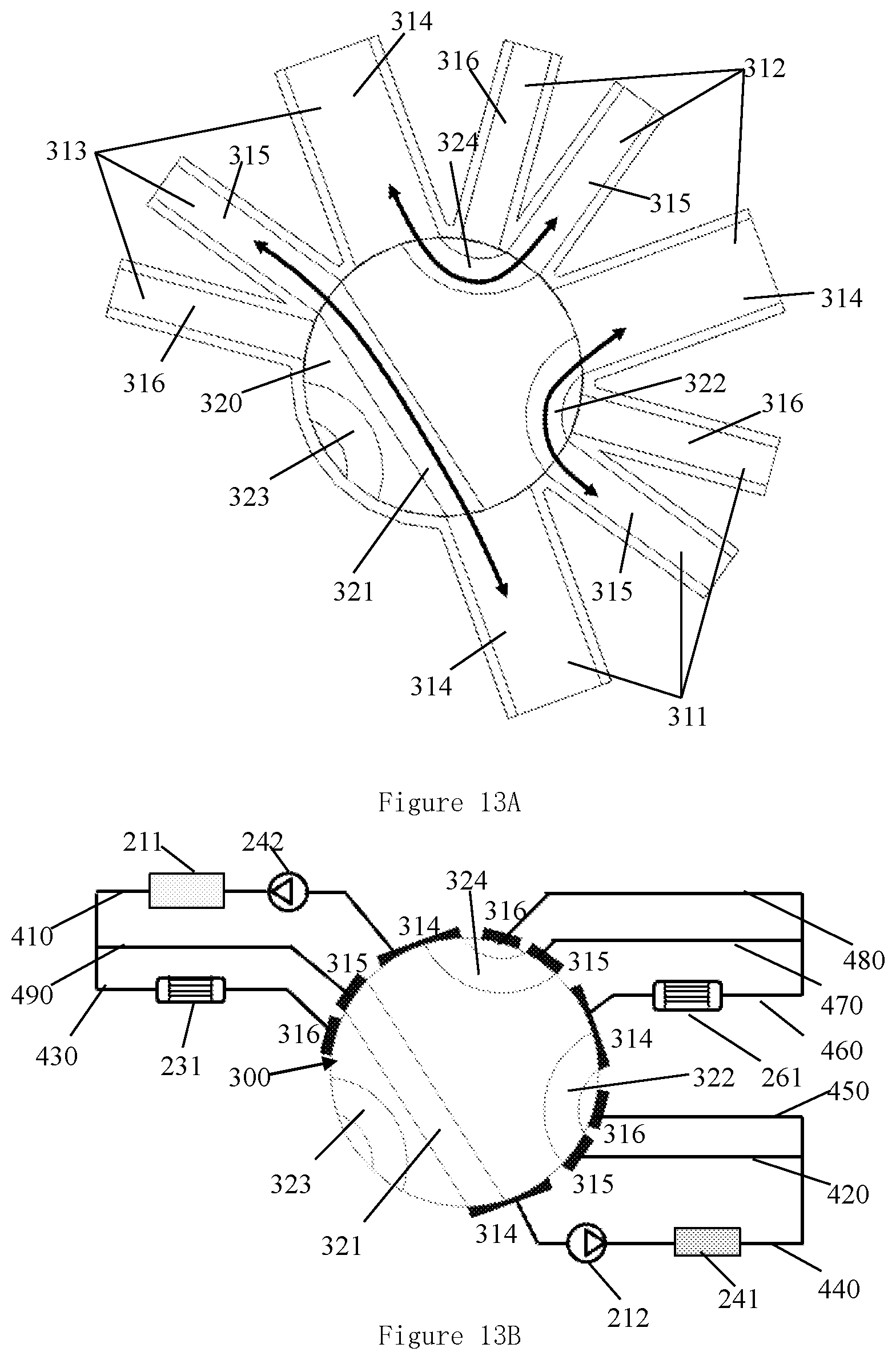 Patent US12319116 Figure 11 – Multi-ports valve and thermal management system having same