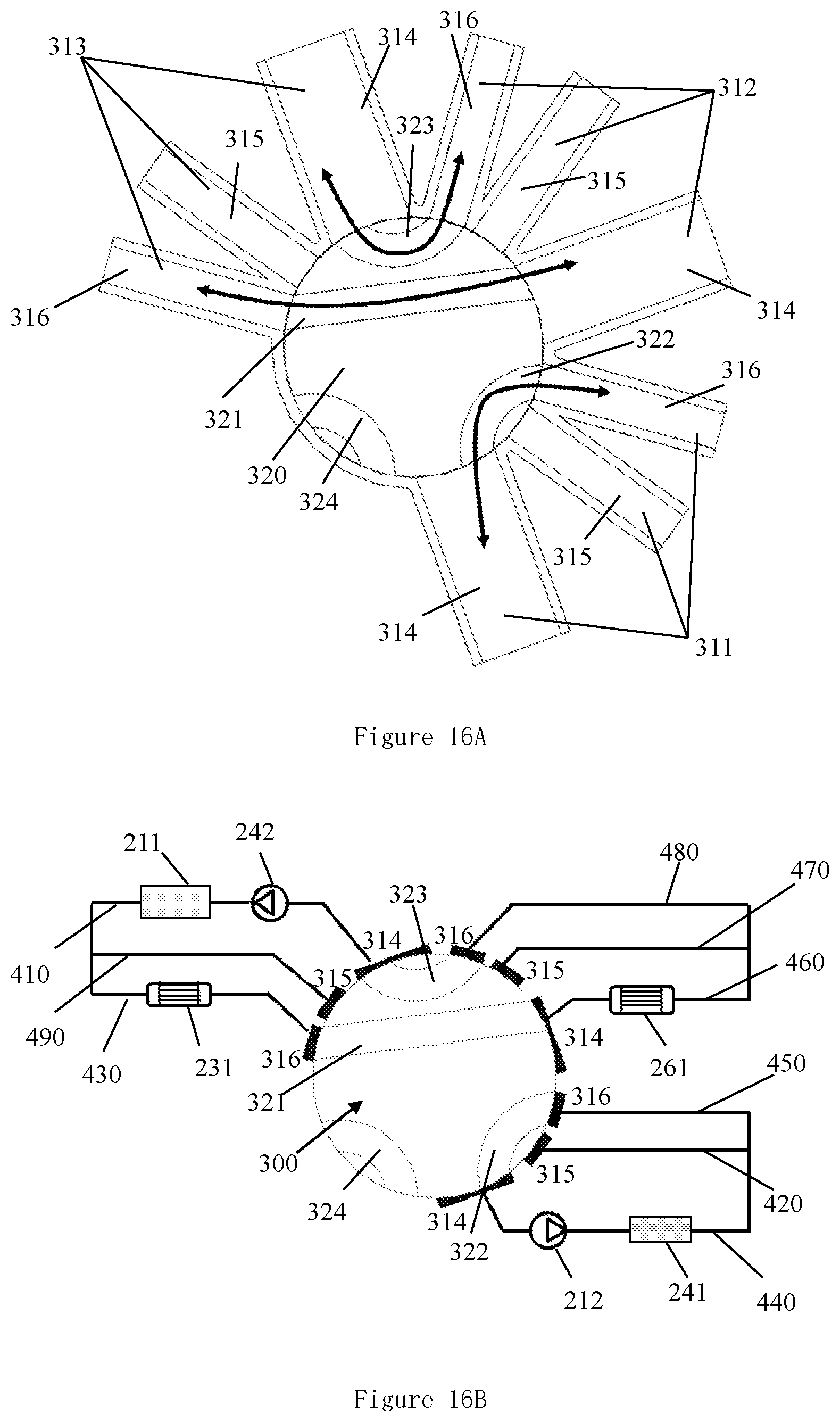 Patent US12319116 Figure 14 – Multi-ports valve and thermal management system having same