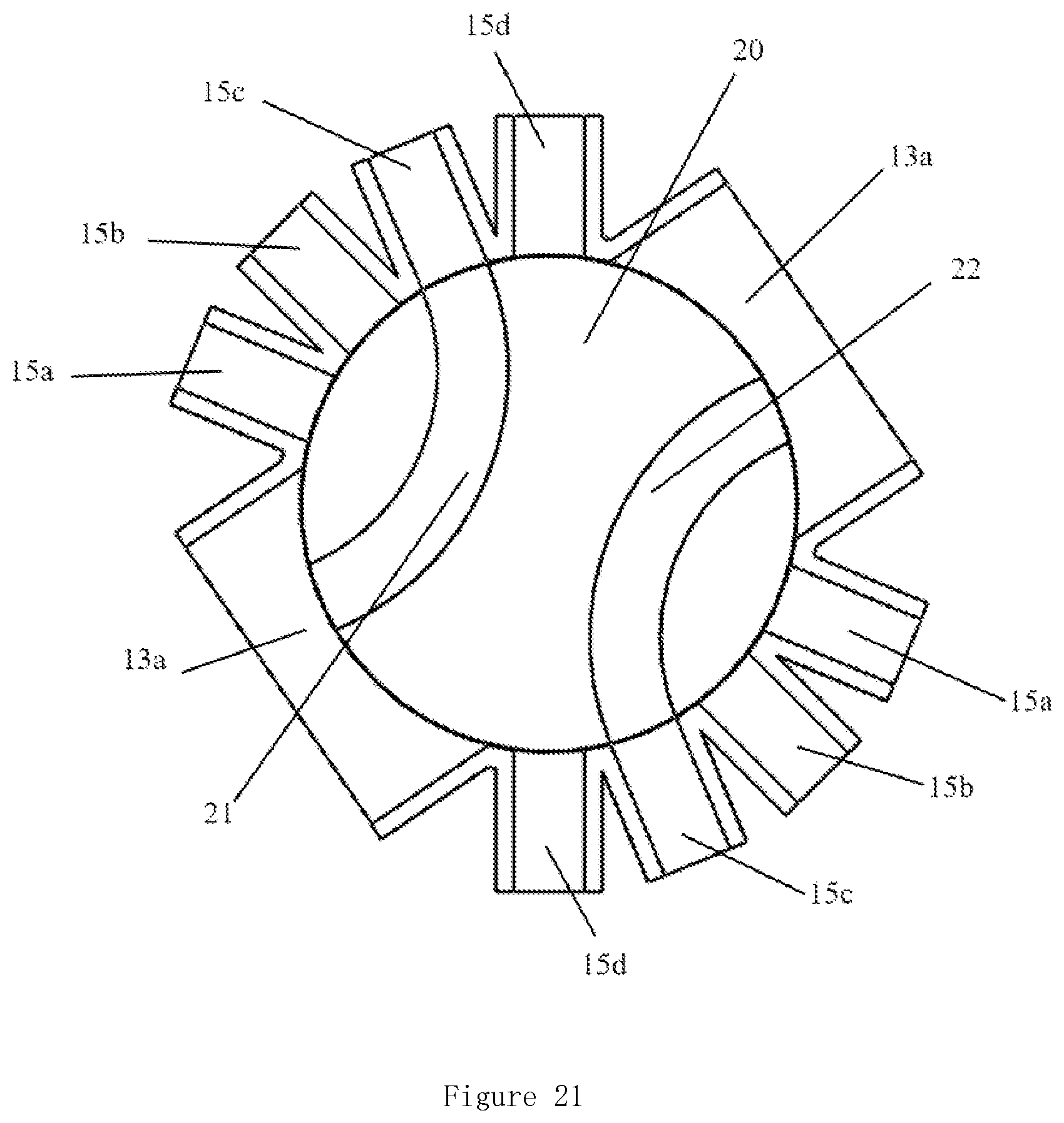 Patent US12319116 Figure 19 – Multi-ports valve and thermal management system having same