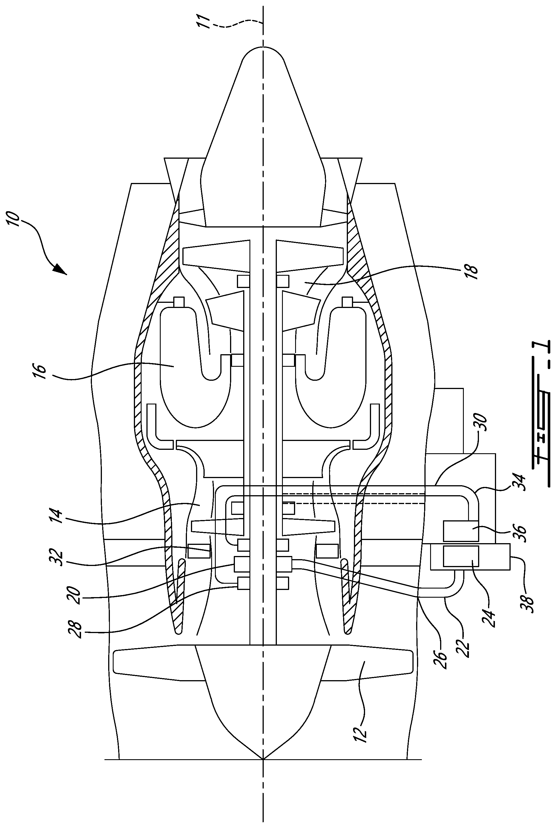 Patent US12319117 Figure 1 – Heat exchanger and method of operation