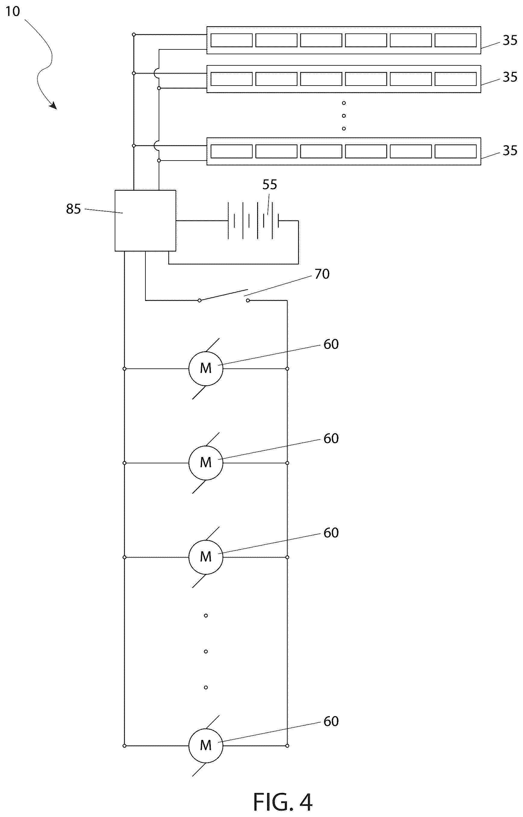 Patent US12319119 Figure 4 – Solar-powered vehicle interior temperature management system