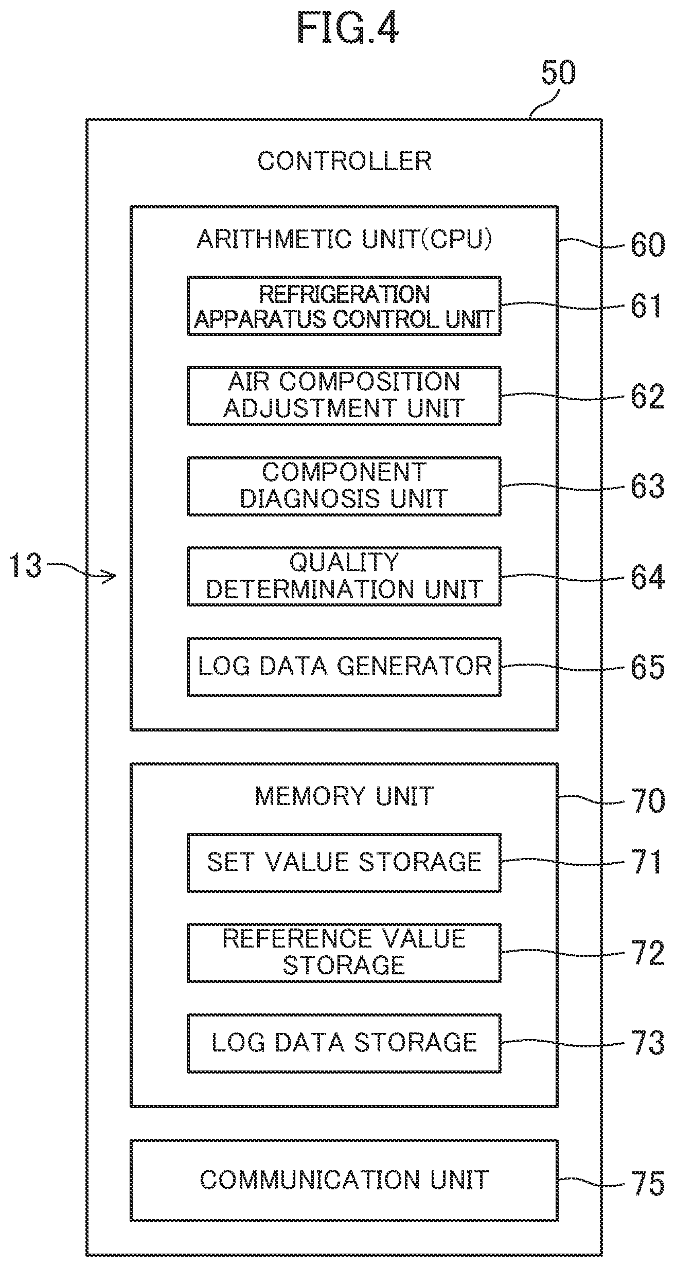 Patent US12319121 Figure 4 – Quality determination device