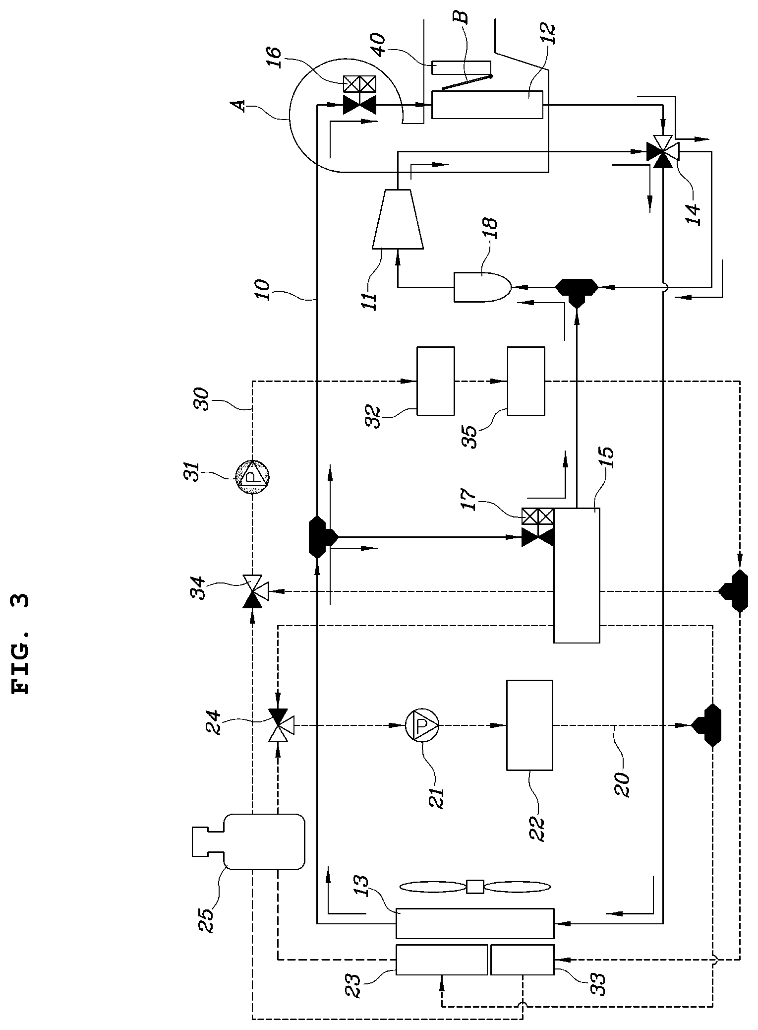 Patent US12319124 Figure 3 – Integrated air-conditioning system