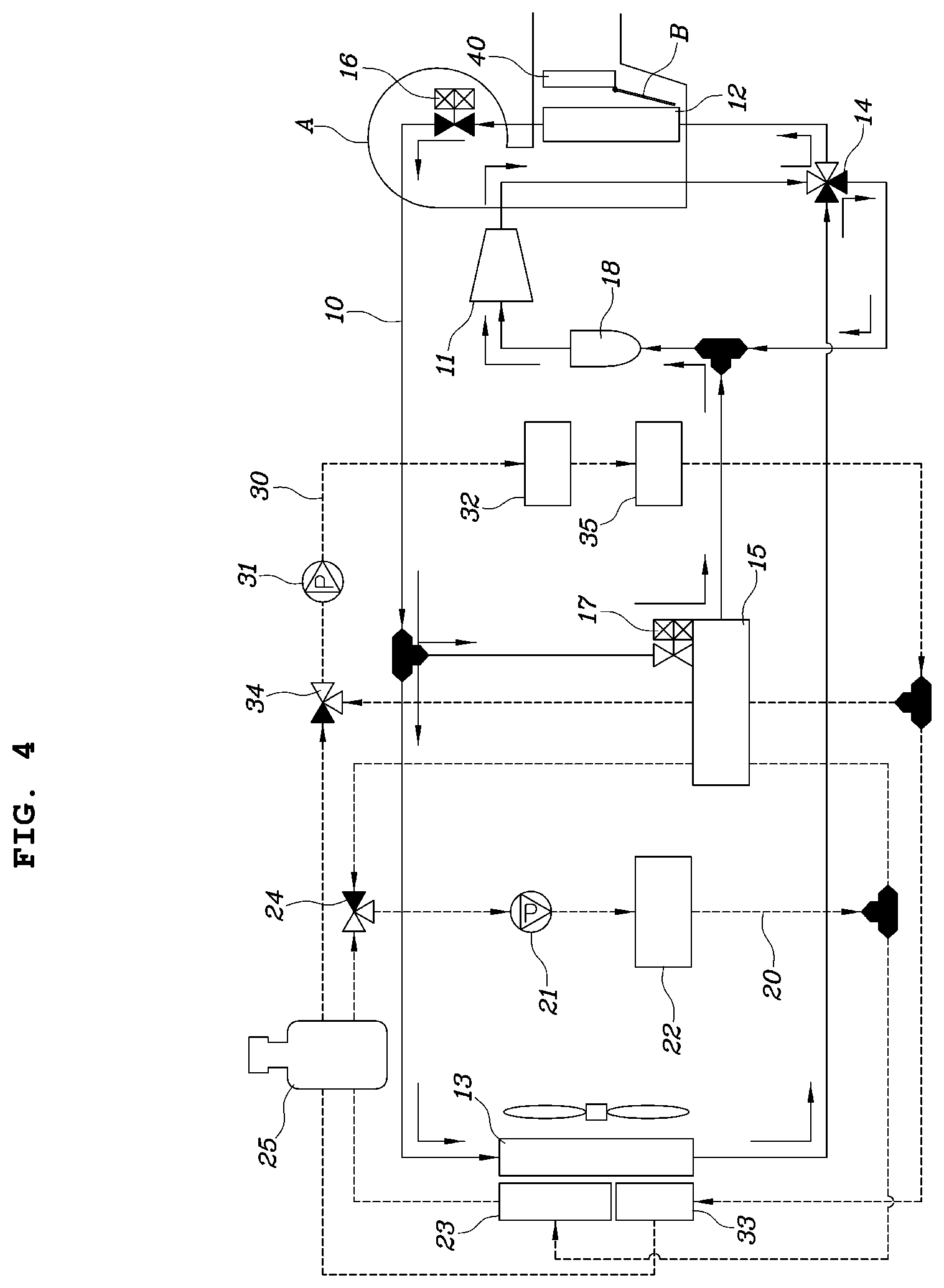 Patent US12319124 Figure 4 – Integrated air-conditioning system