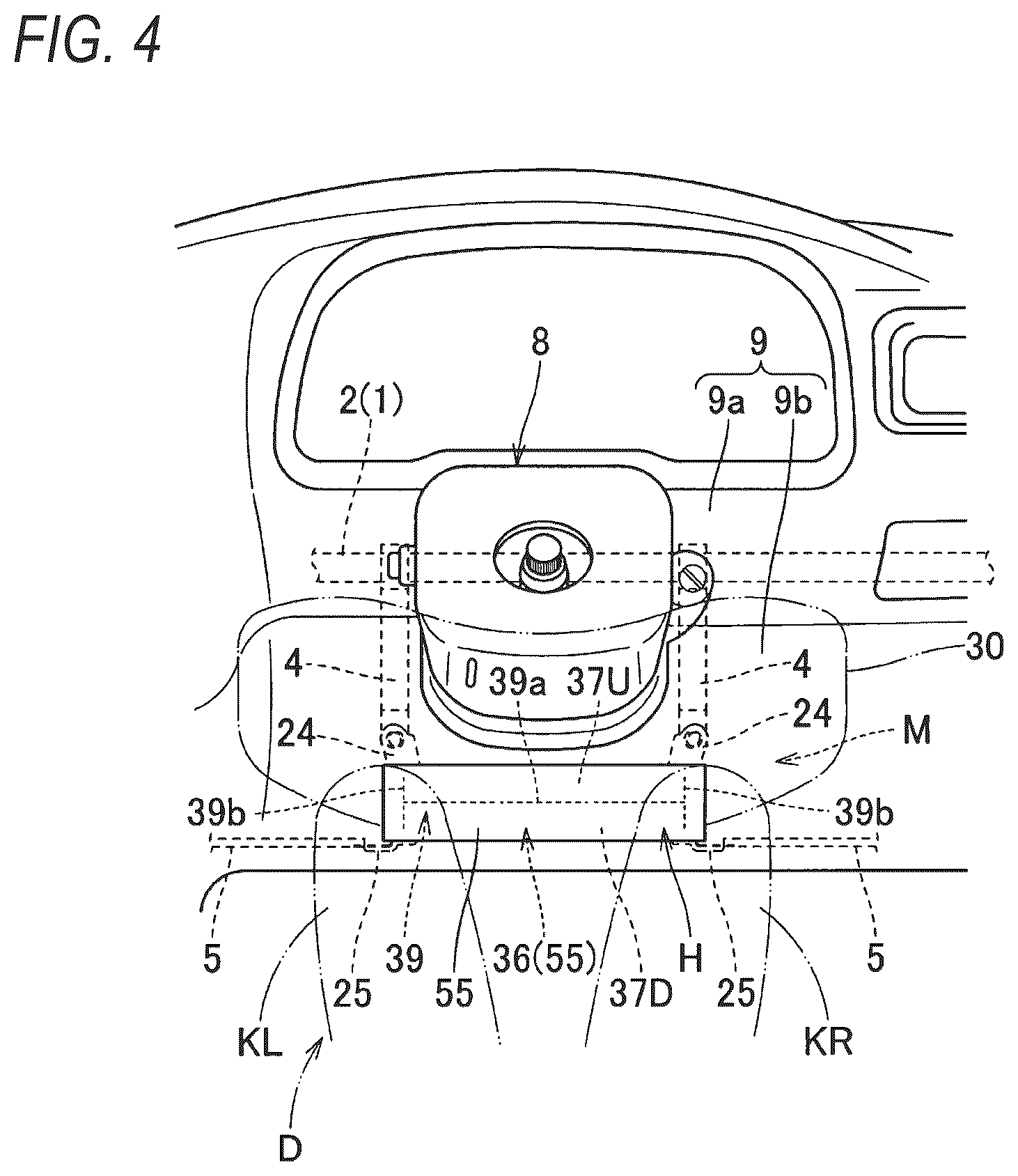 Patent US12319125 Figure 4 – Heater for airbag device