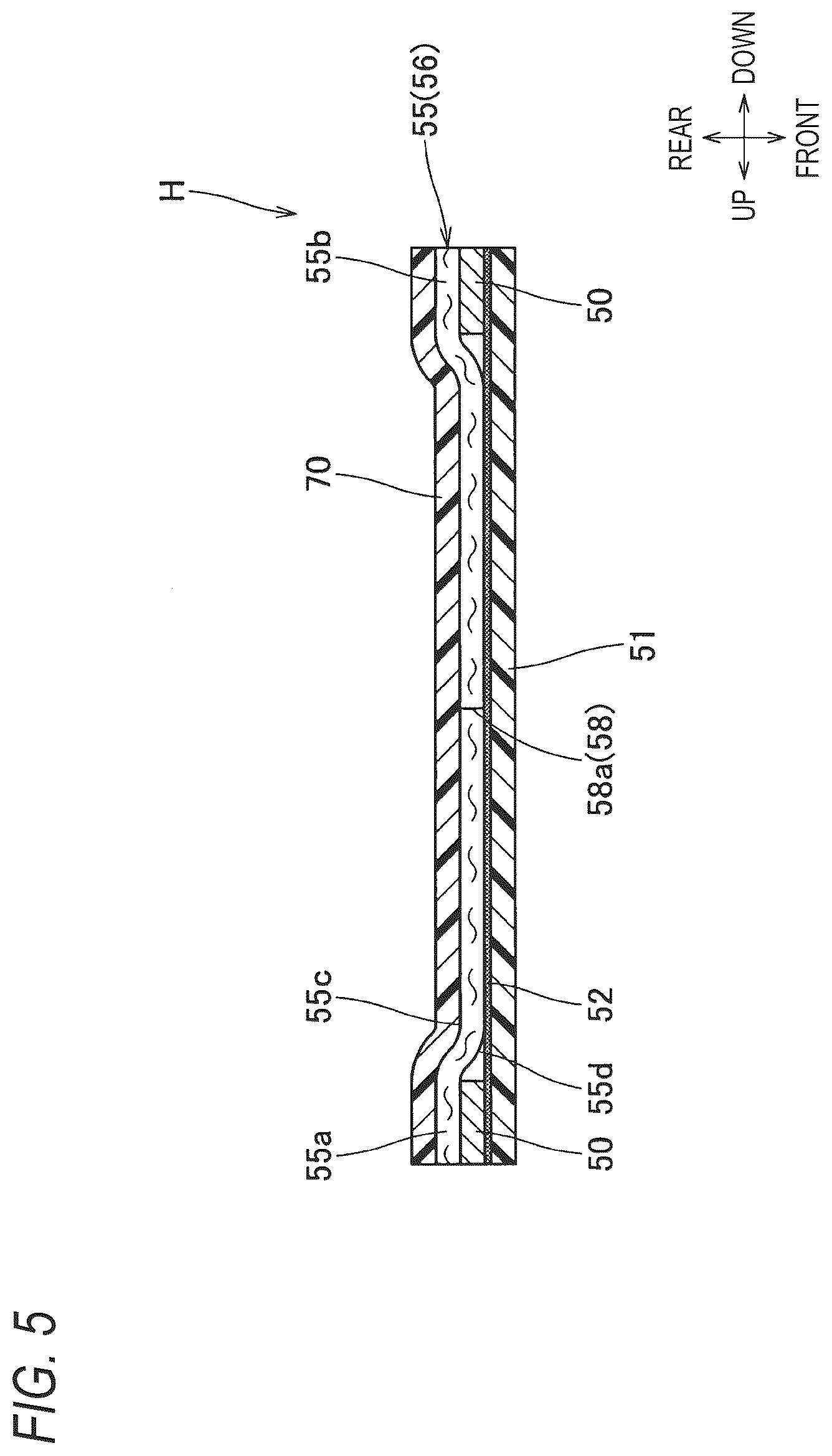 Patent US12319125 Figure 5 – Heater for airbag device