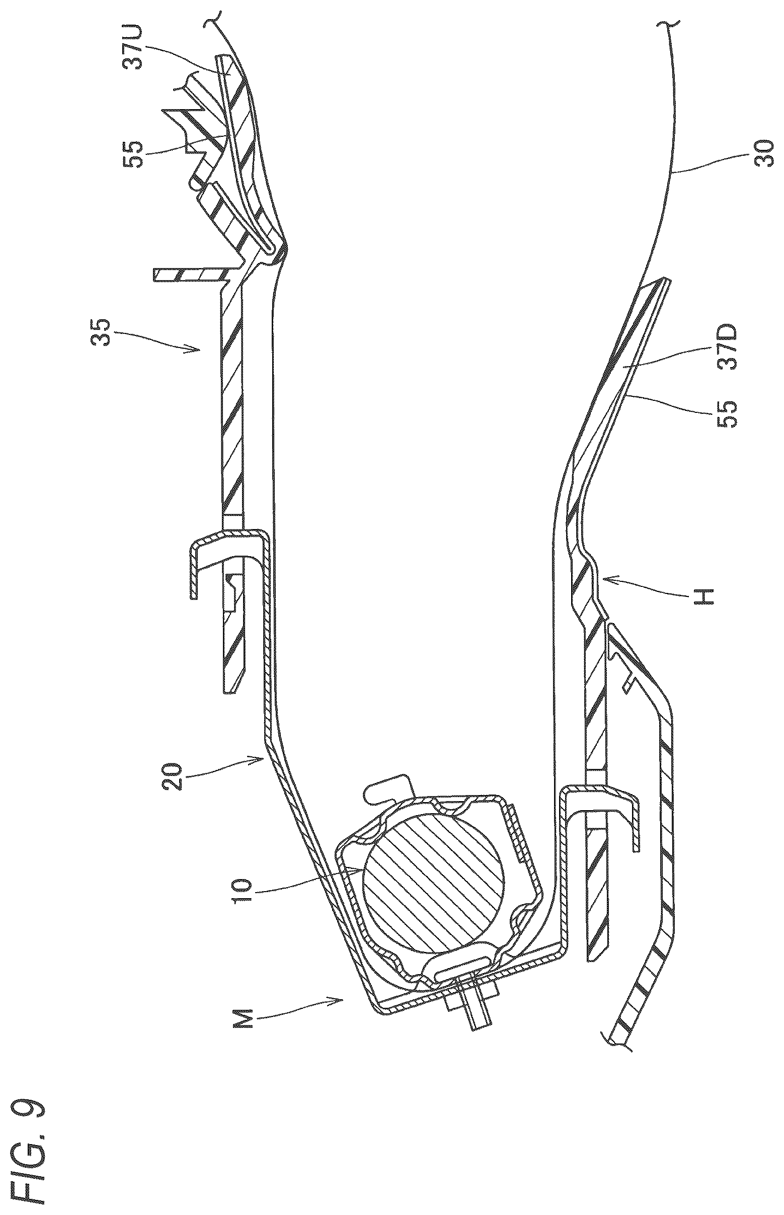 Patent US12319125 Figure 8 – Heater for airbag device