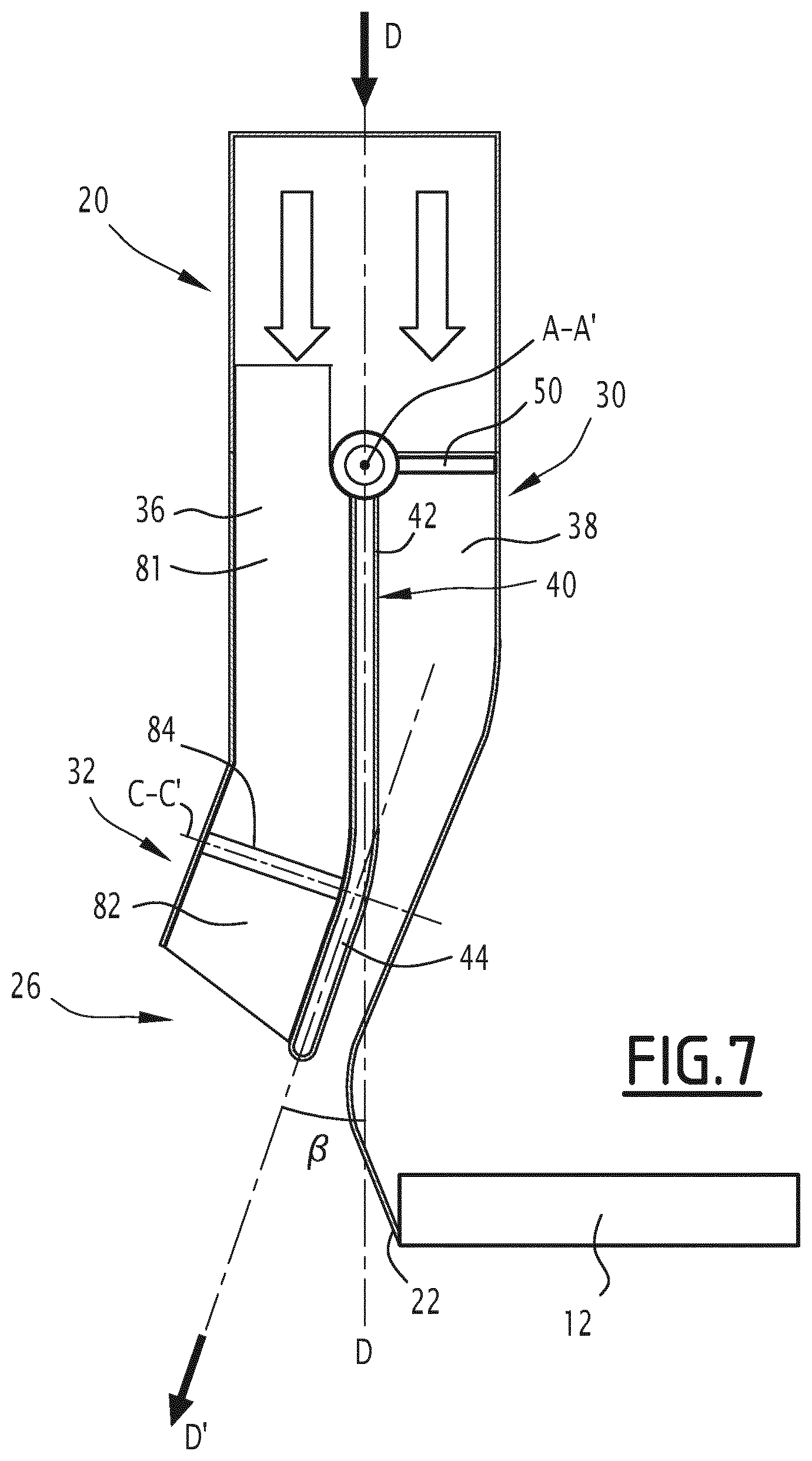 Patent US12319129 Figure 7 – Vehicle trim component comprising a functional element and an aerator