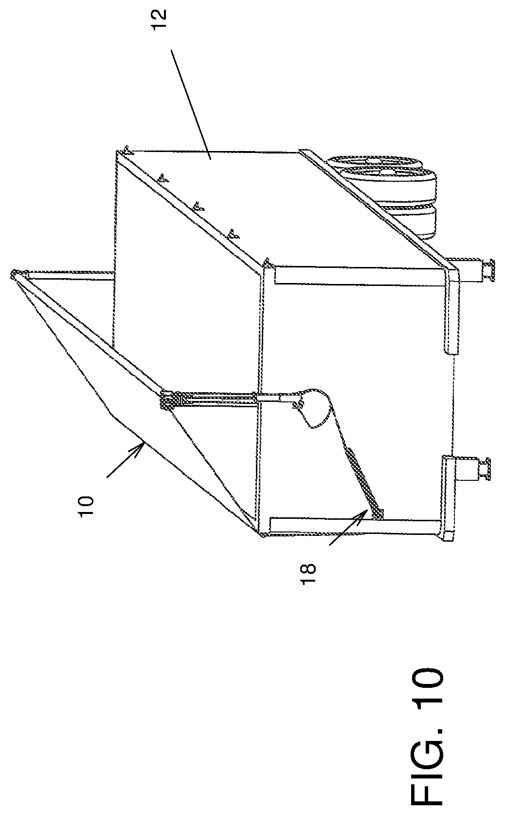 Patent US12319131 Figure 5 – Tarpaulin including a replaceable section