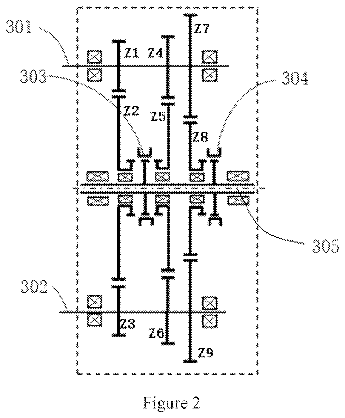 Patent US12319132 Figure 2 – Electric drive axle and automobile