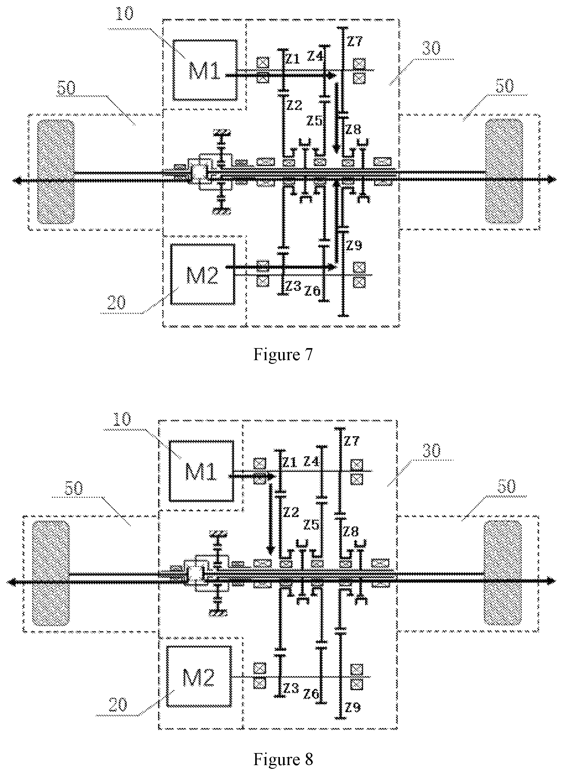 Patent US12319132 Figure 5 – Electric drive axle and automobile