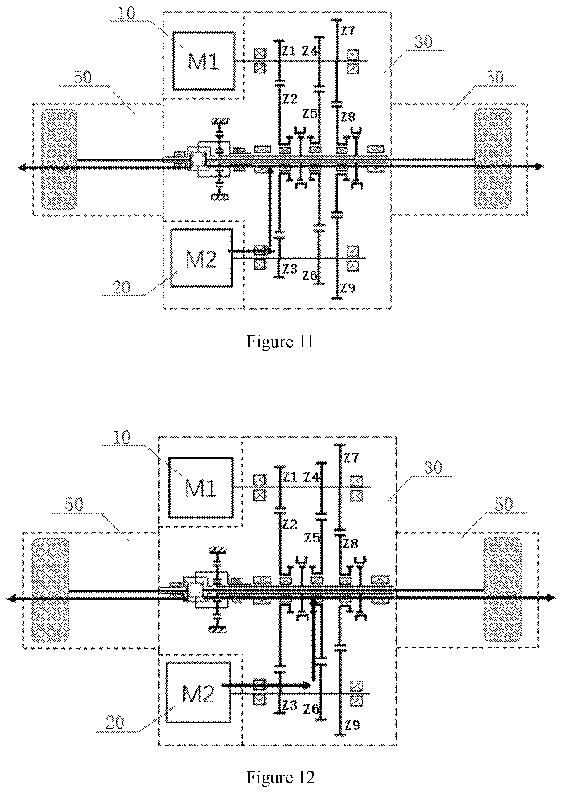 Patent US12319132 Figure 7 – Electric drive axle and automobile