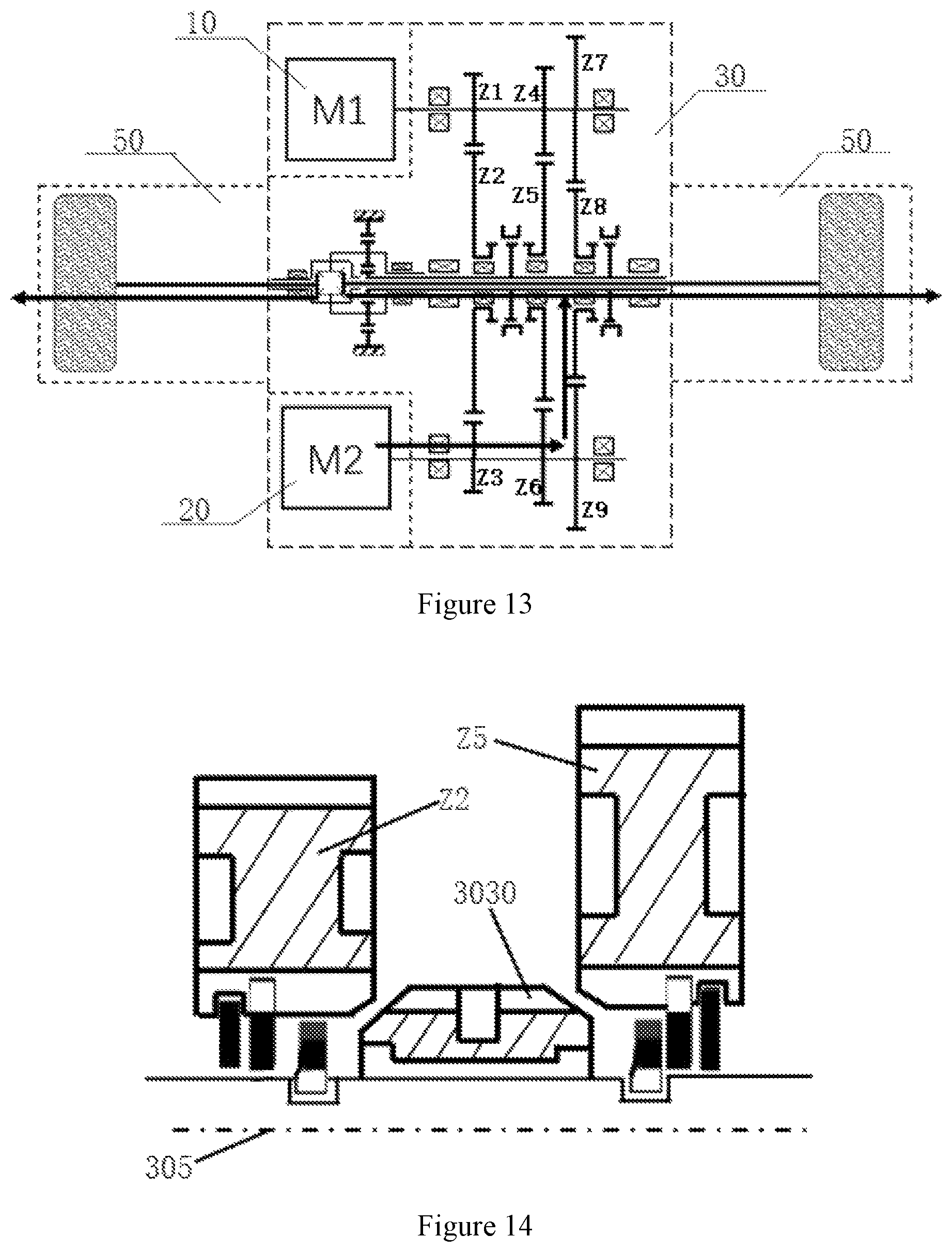 Patent US12319132 Figure 8 – Electric drive axle and automobile