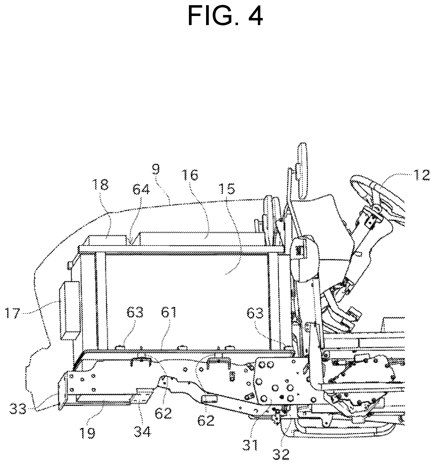 Patent US12319134 Figure 4 – Electric tractor
