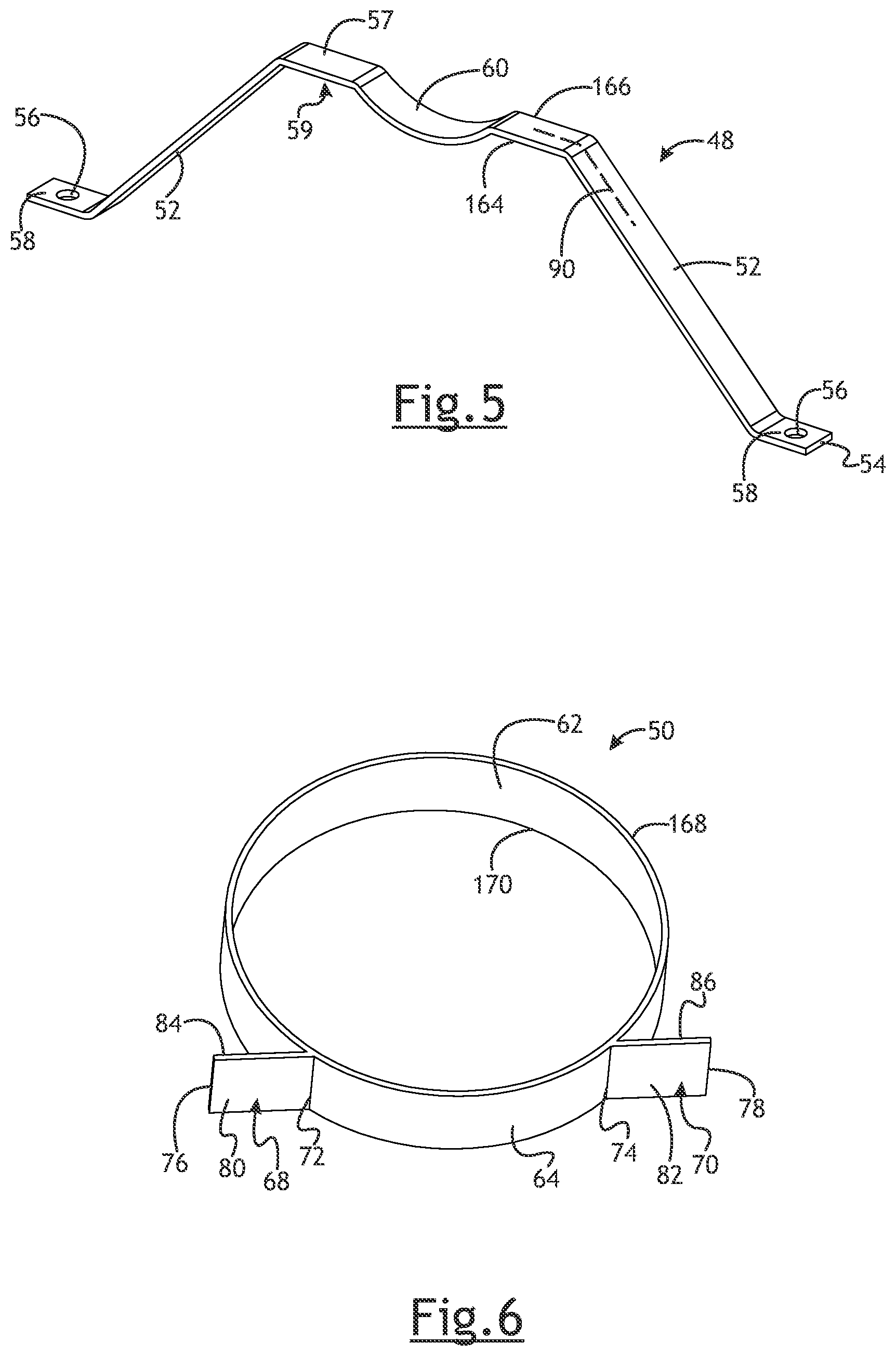 Patent US12319137 Figure 3 – Bracket for a rotating shaft