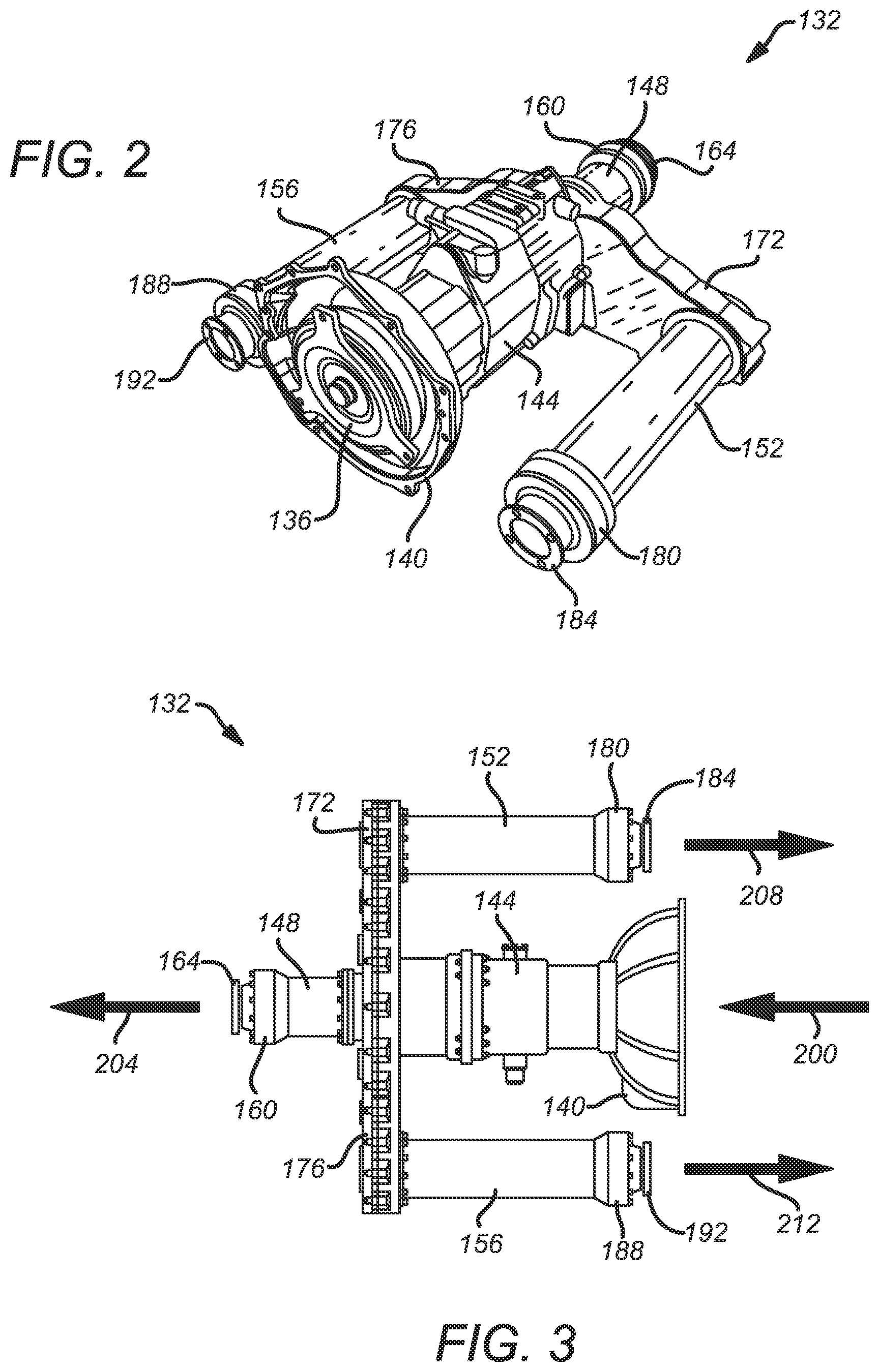 Patent US12319139 Figure 2 – Tri-drive transmission for rear mid-engine vehicle
