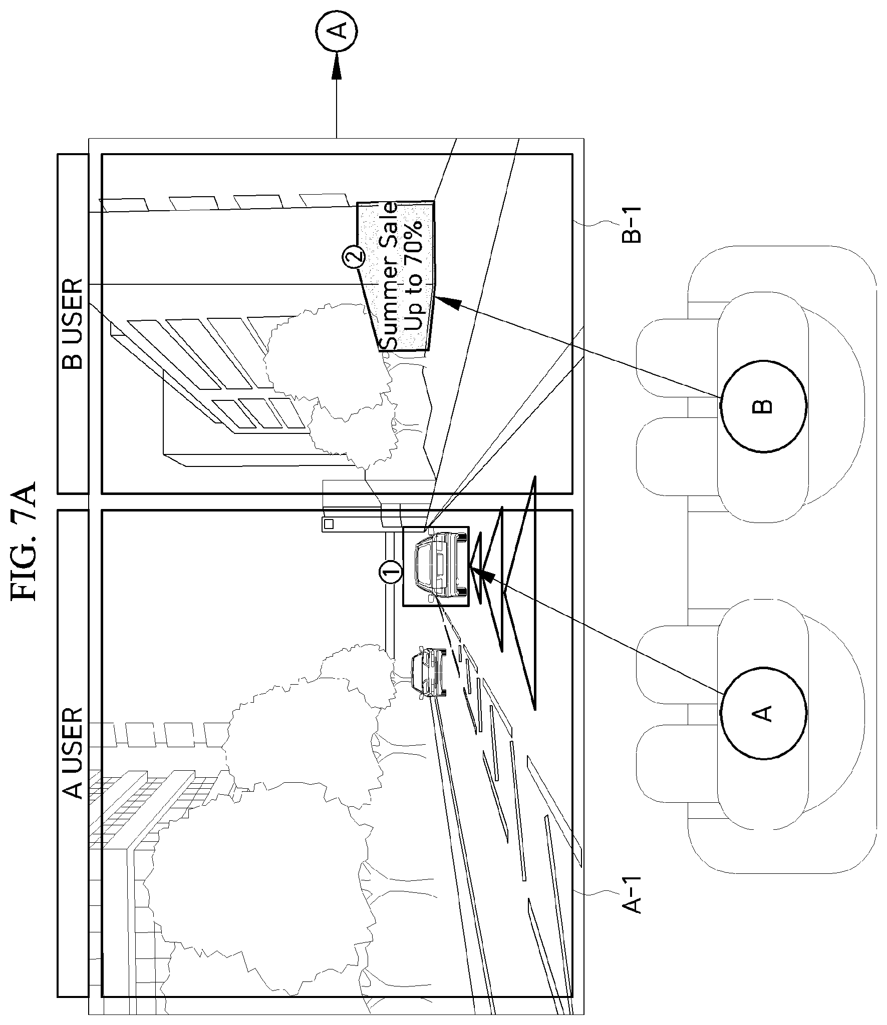 Patent US12319142 Figure 7 – System for controlling vehicle display based on occupant's gaze departure