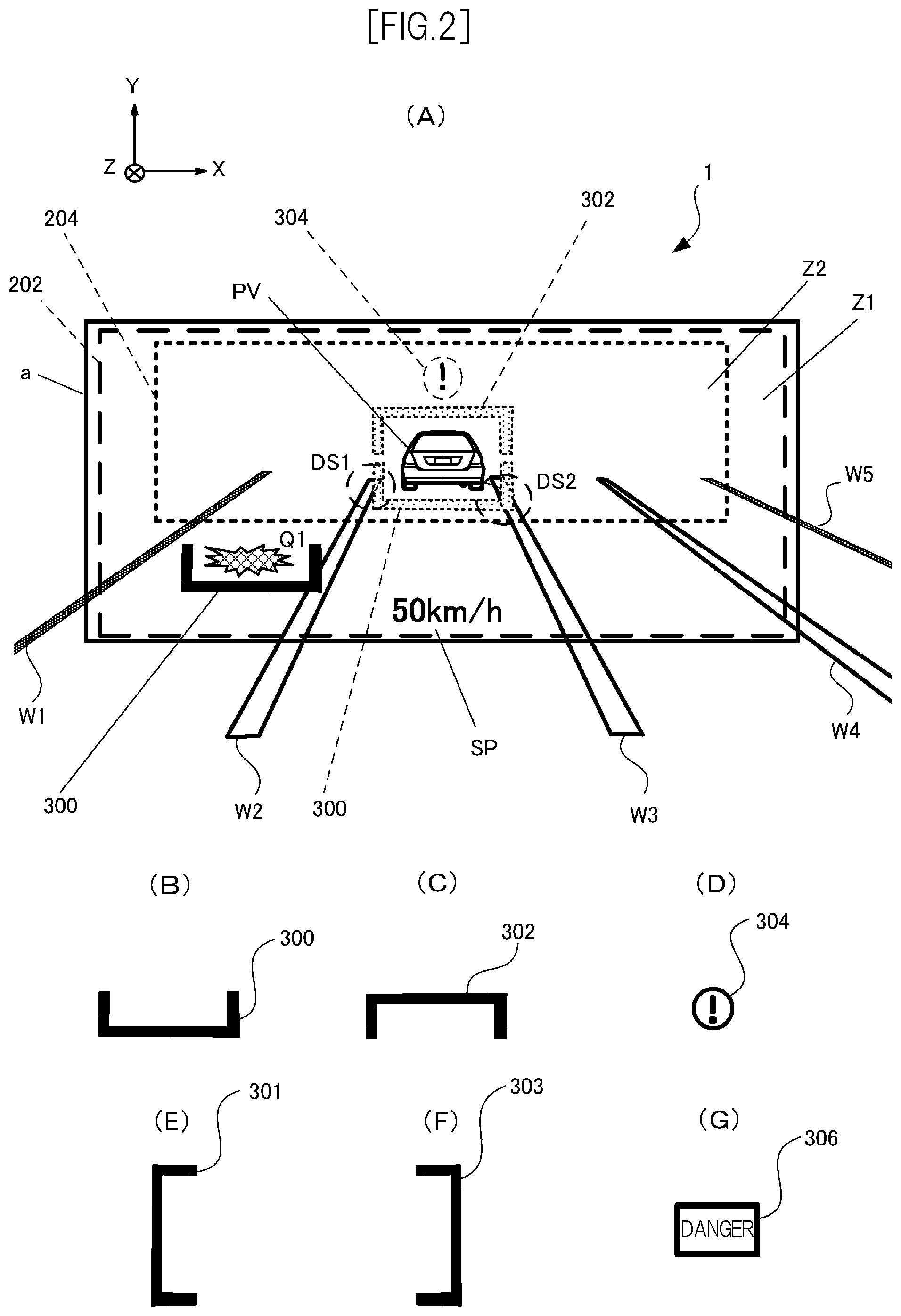 Patent US12319144 Figure 2 – Display control device, display device, and display control method