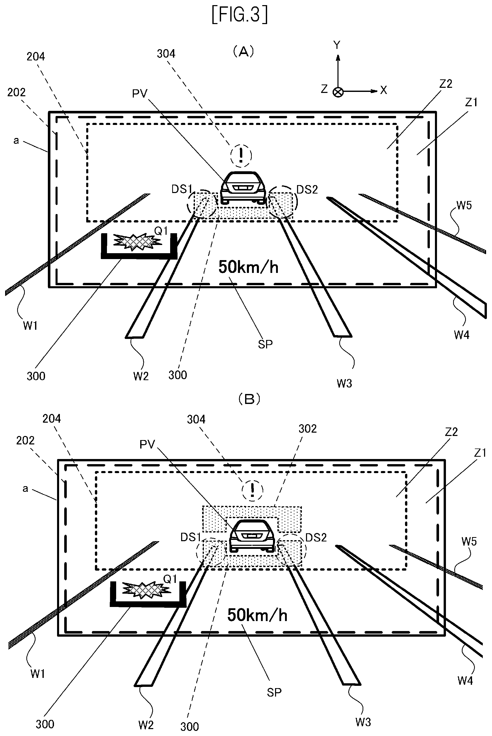 Patent US12319144 Figure 3 – Display control device, display device, and display control method