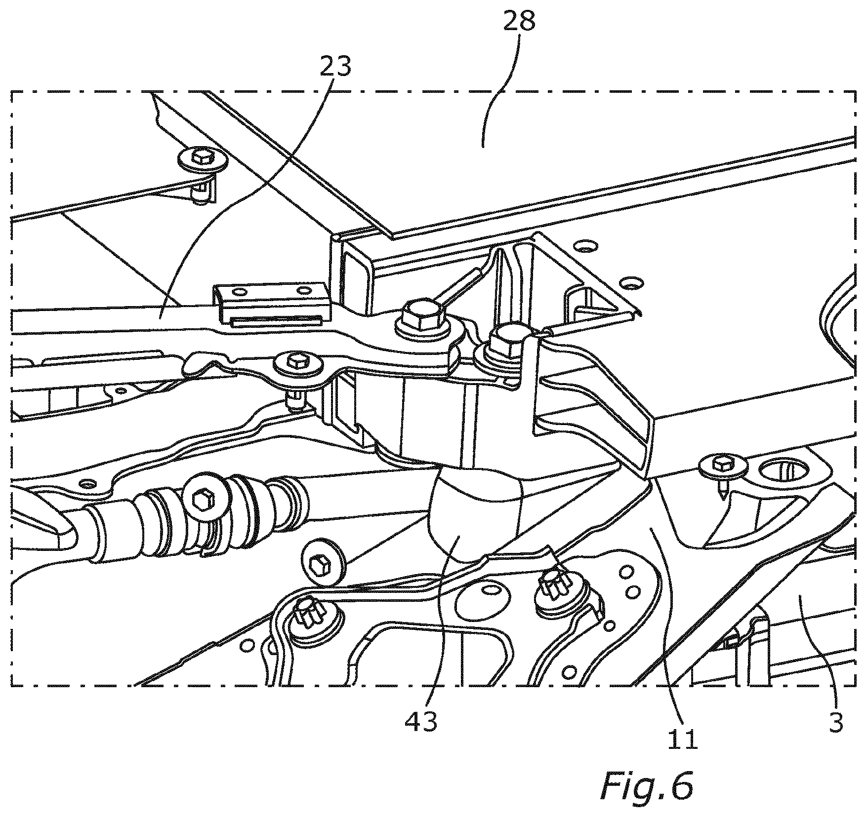 Patent US12319145 Figure 5 – Energy-store floor assembly for an electrically drivable passenger car