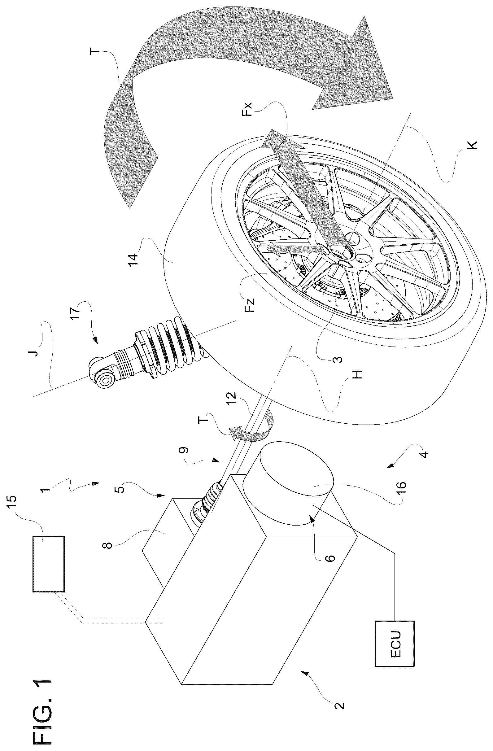 Patent US12319149 Figure 1 – Apparatus and process to control a drive assembly