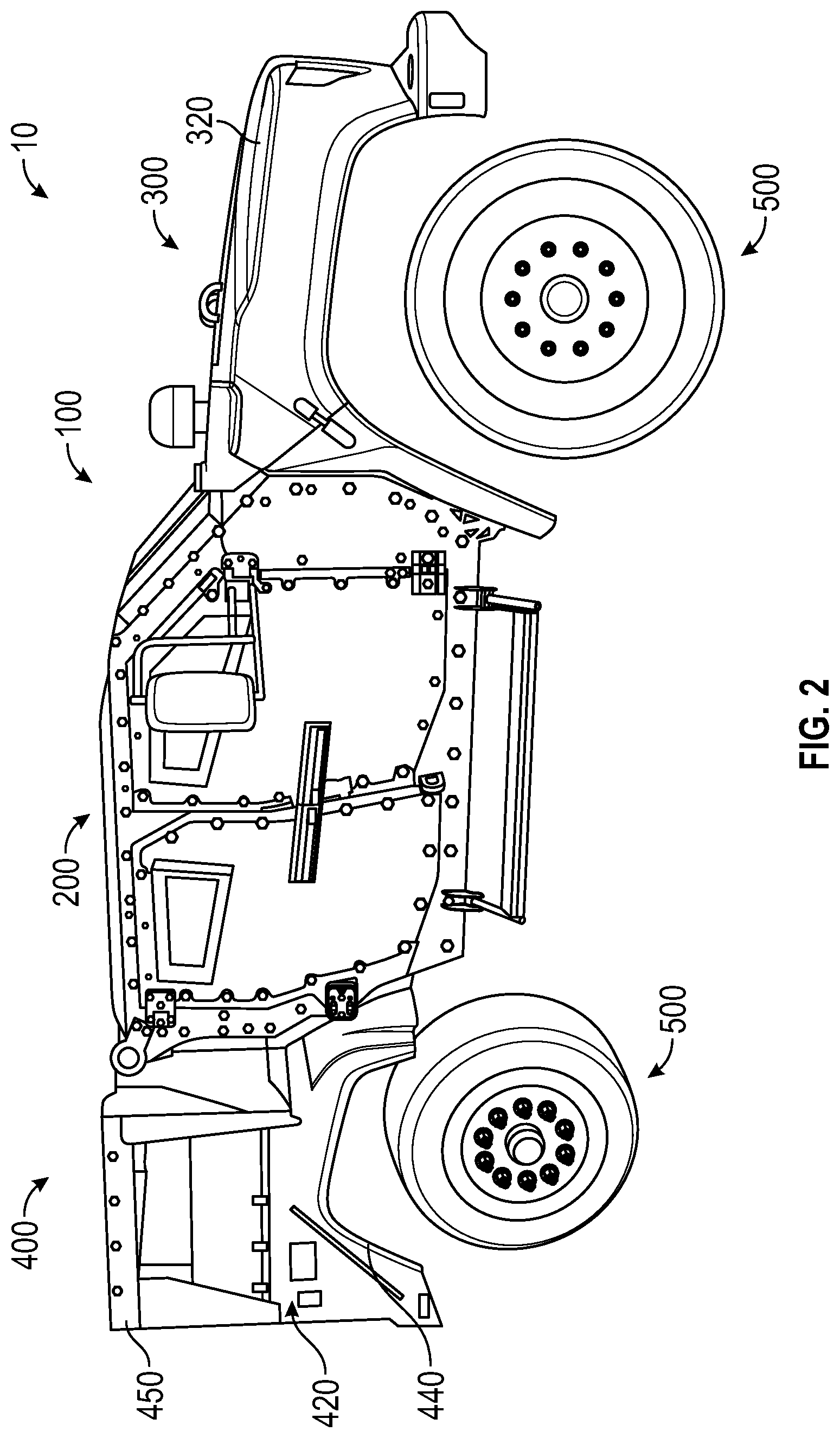 Patent US12319160 Figure 2 – Convoy operations for electrified military vehicles