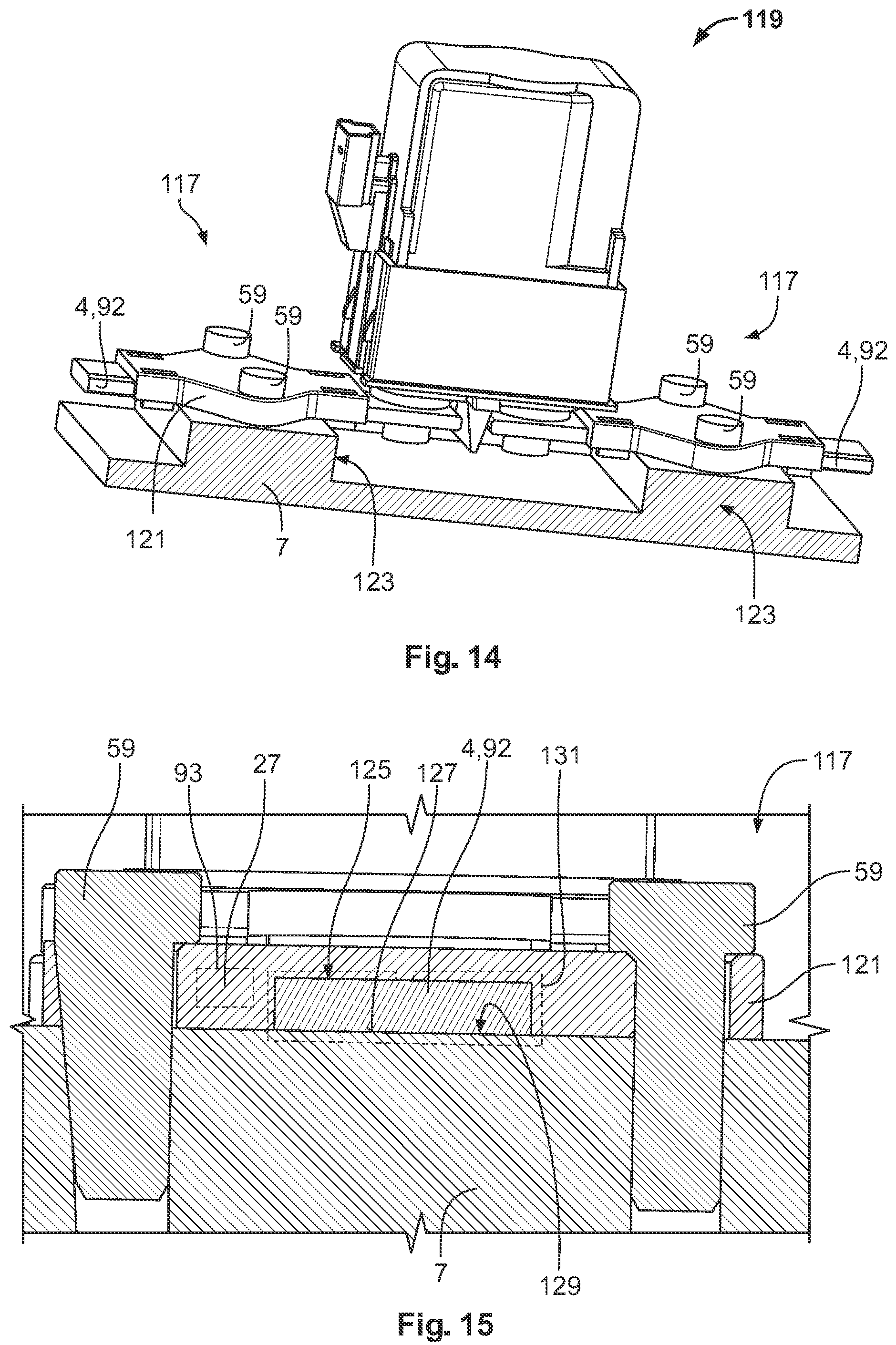 Patent US12319163 Figure 9 – Heat retarding arrangement with a phase change material for an electric vehicle