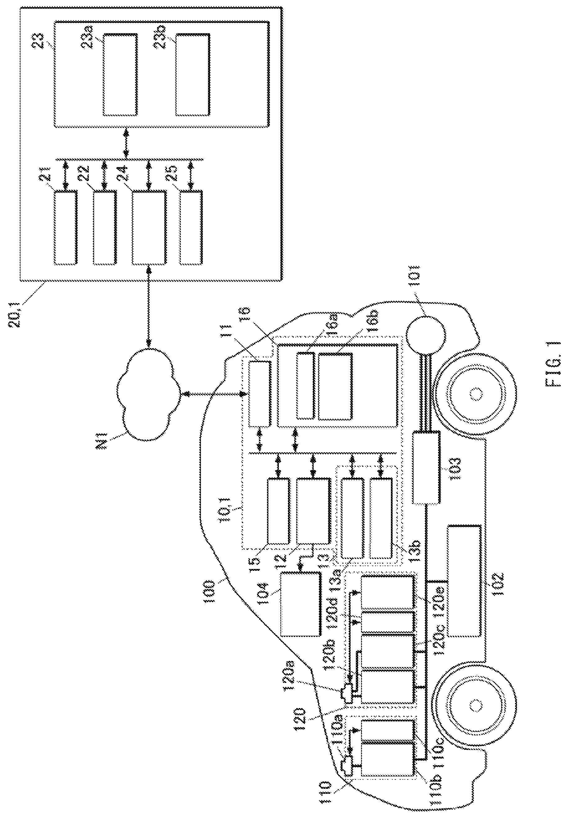 Patent US12319164 Figure 1 – Power feeding management system and on-vehicle apparatus