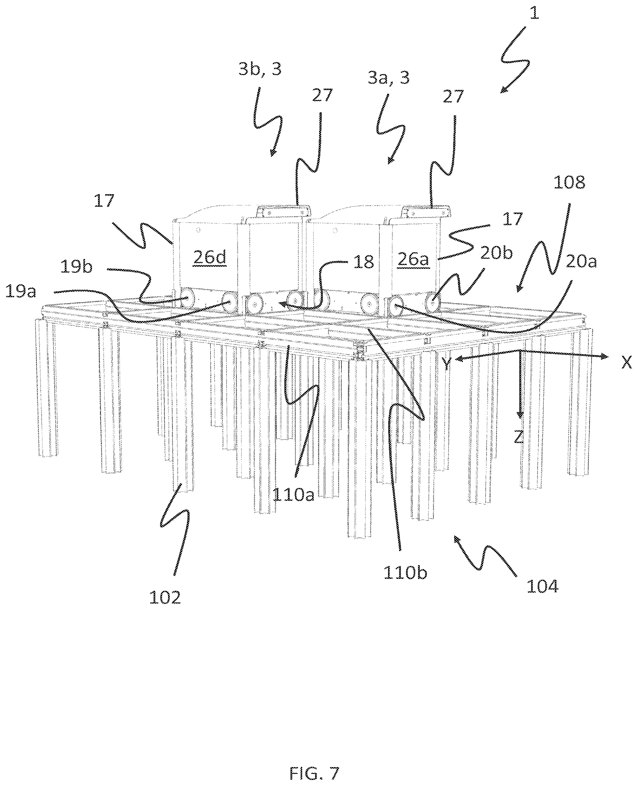 Patent US12319165 Figure 5 – Automated storage and retrieval system