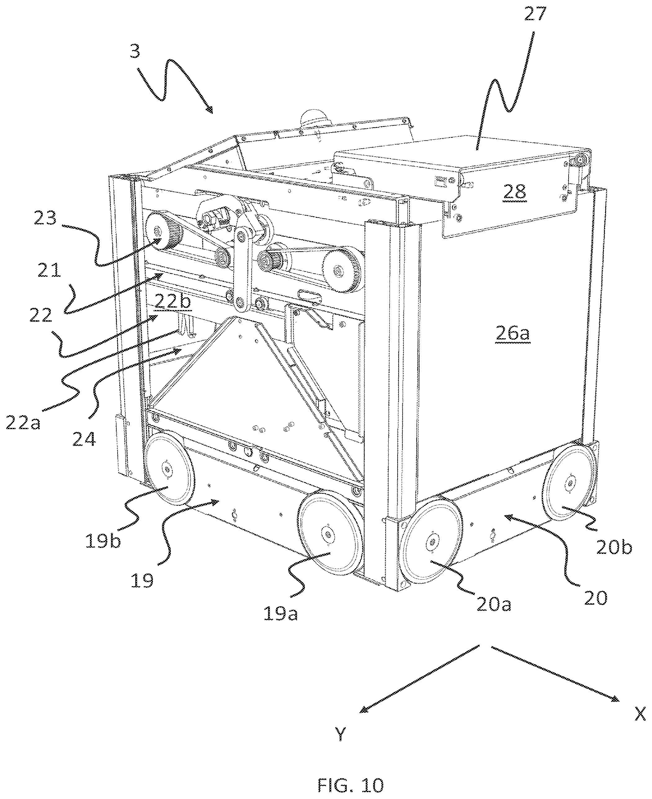 Patent US12319165 Figure 8 – Automated storage and retrieval system